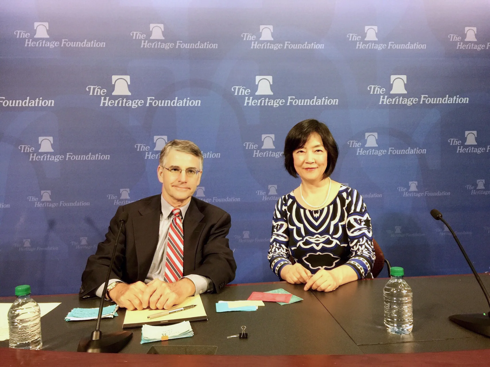 Giving A Speech At Heritage Foundation 在美國傳統基金會演講