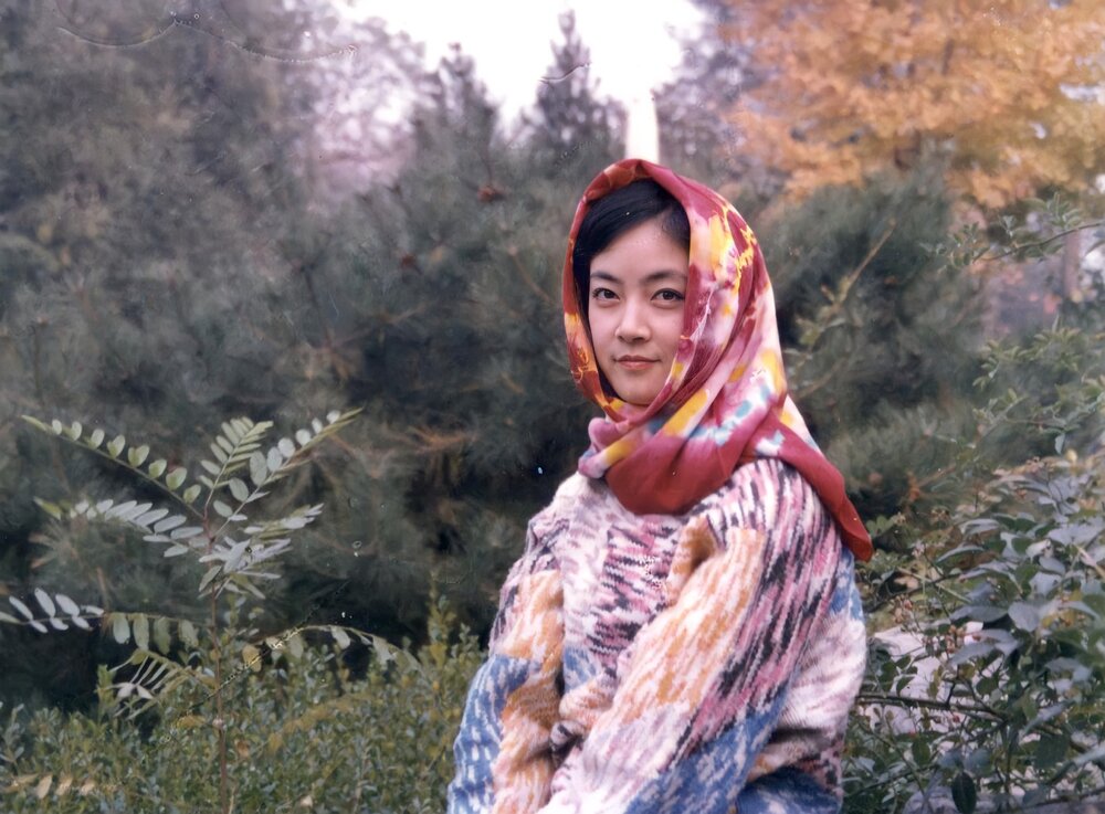 曾錚1989年攝於北京香山