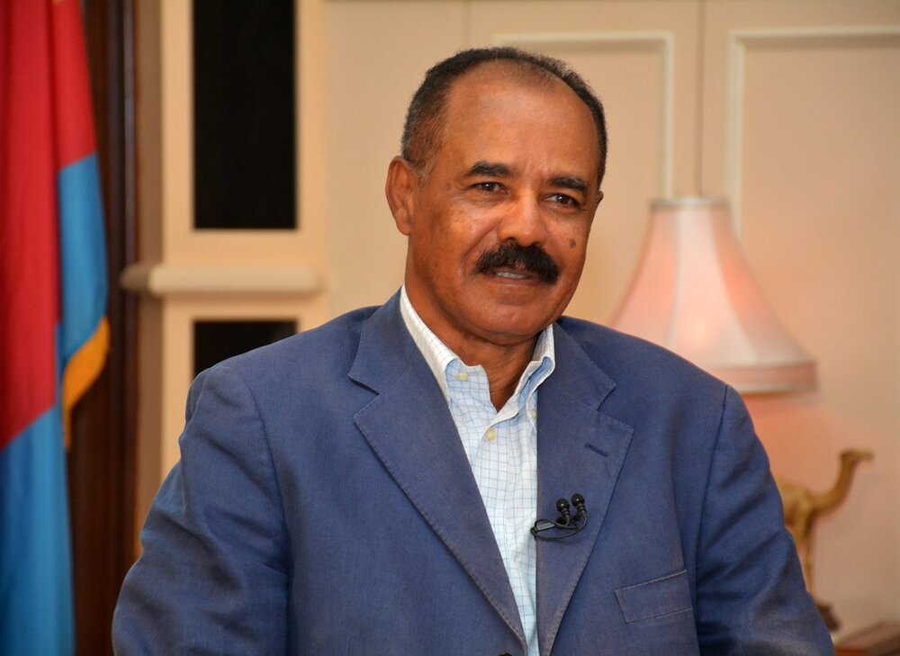 Isaias Afwerki, the first and current president of Eritrea