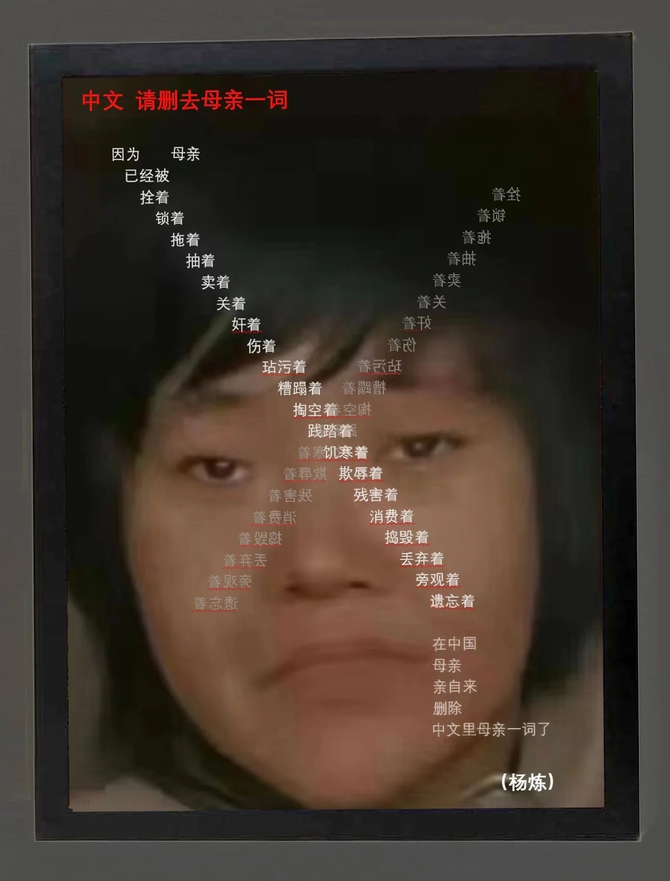 Please Delete the Word "Mother" from The Chinese Language 中文 请删去母亲一词