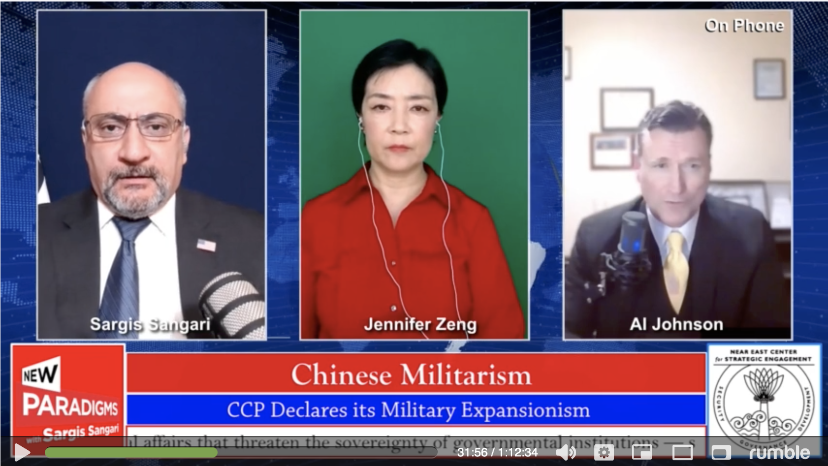 Jennifer Zeng: Host/Inconvenient Truths, Chinese Militarism, New Paradigms w/Sargis Sangari EP #101