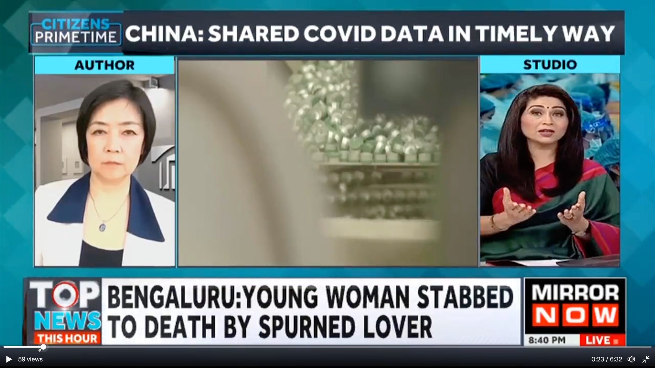 U.S & CHINA SPAR OVER COVID ORIGINS