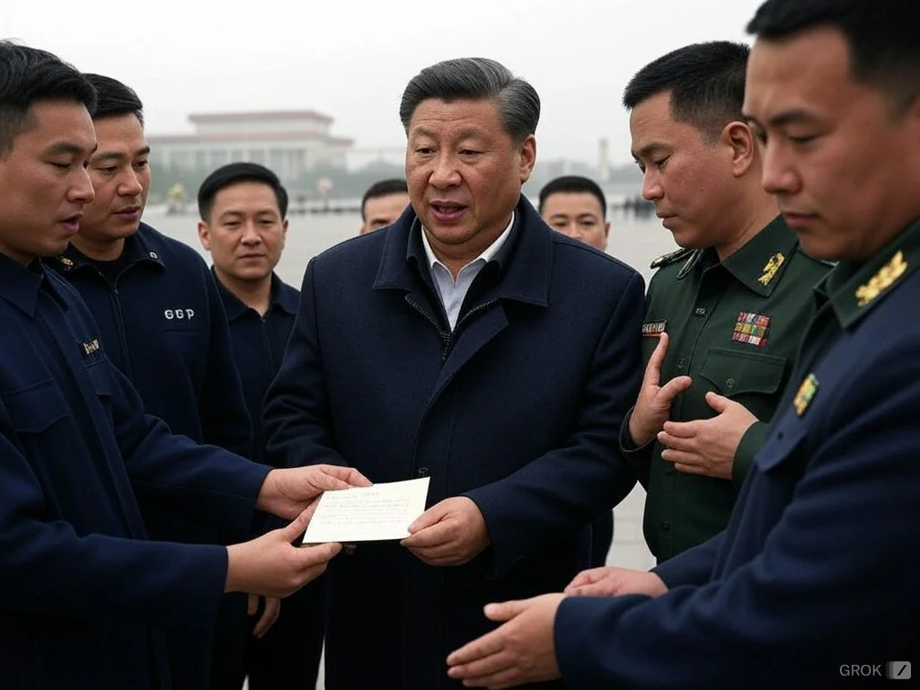 Resolution and Signatures on Demanding Comrade Xi Jinping to Resign from His Leadership Roles in Party, Government, and Military