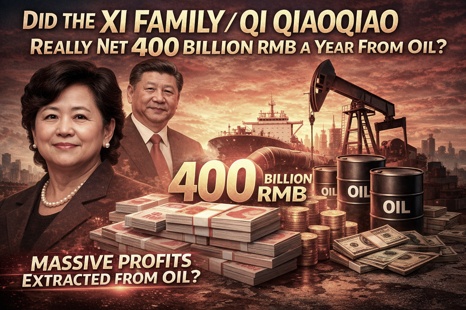 Is It Really Possible For The Xi Family / Qi Qiaoqiao To Net Nearly $60 Billion A Year From Oil?