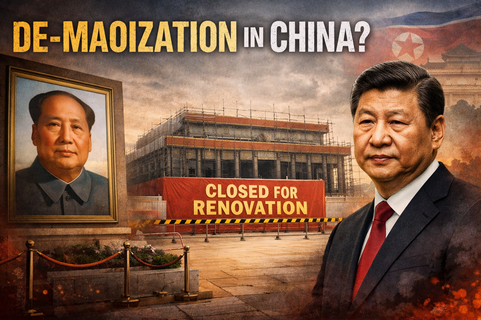 Breaking: Xi Tests “De-Maoization”? Beijing Shuts Mao Memorial Hall for 5-Month Renovation