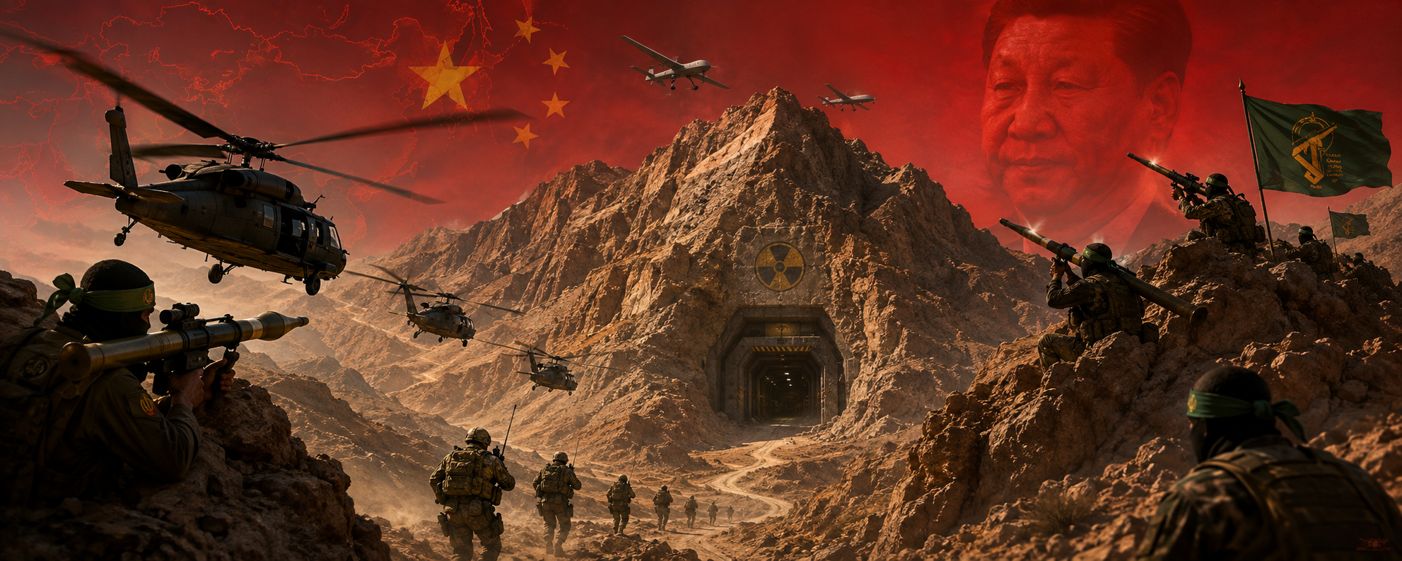 CCP Plots False Nuclear Stockpile at Pickaxe Mountain to Lure US Ground Troops into Iranian Trap, Claims Exiled Scholar