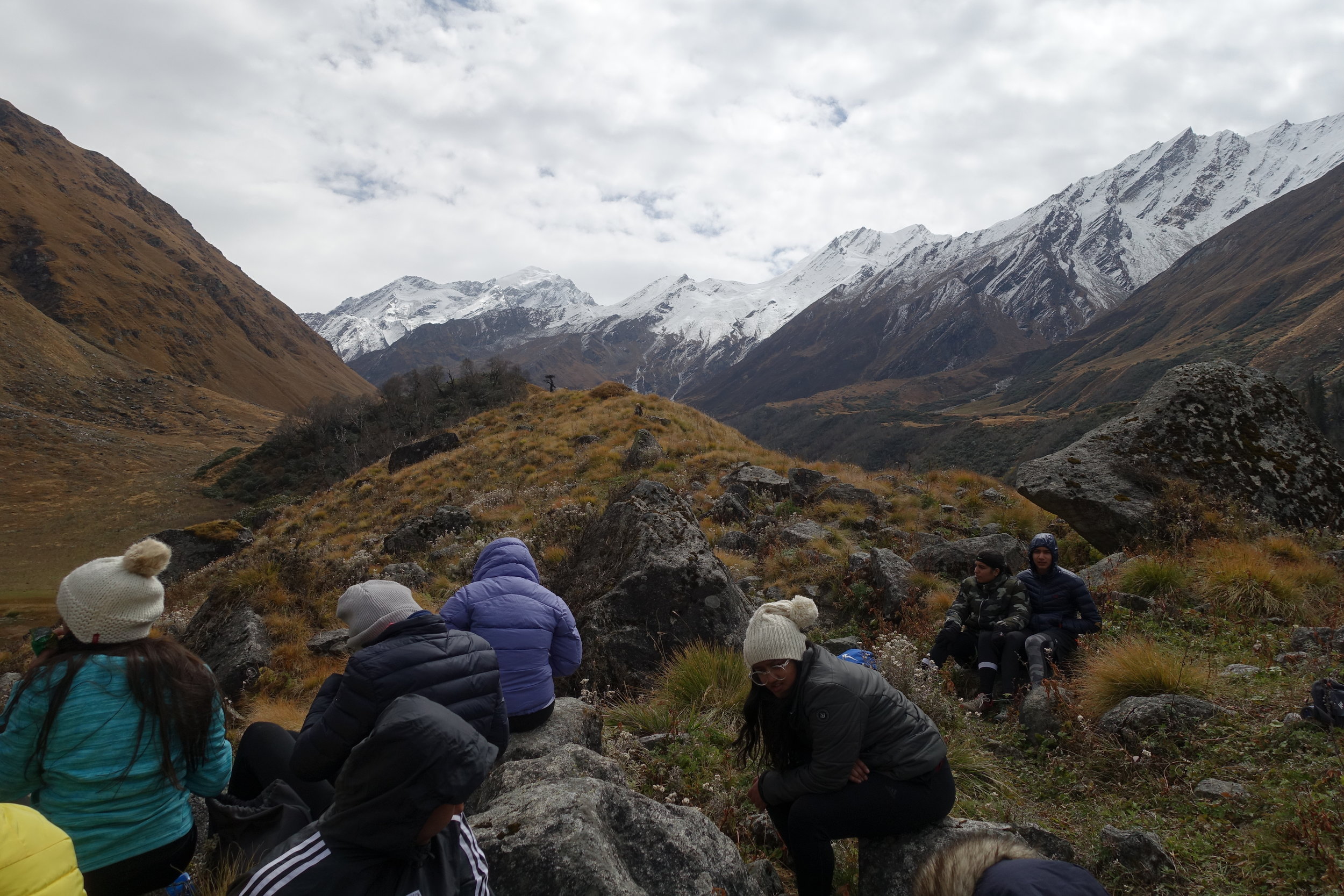  We stopped for lunch here (Ruinsara Tal @ 12,000 ft) on our third day before turning around.  