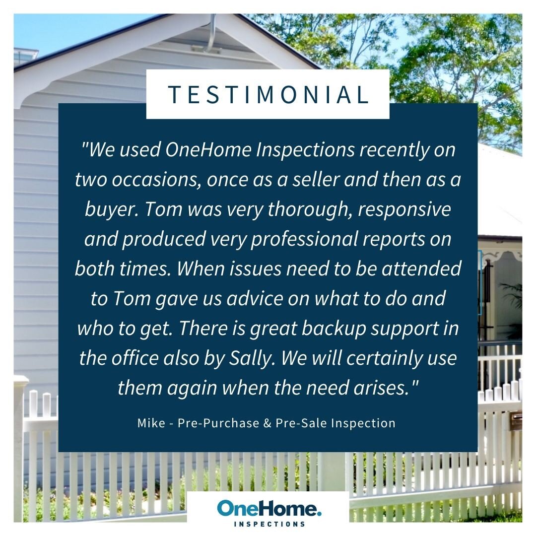 Nothing feels better than returning happy clients. Thanks Mike and Margo for entrusting us to assist with your pre sale and pre purchase inspections! 

#buildingandpestinspection #buildingandpestbrisbane #presaleinspection #prepurchaseinspection #bui