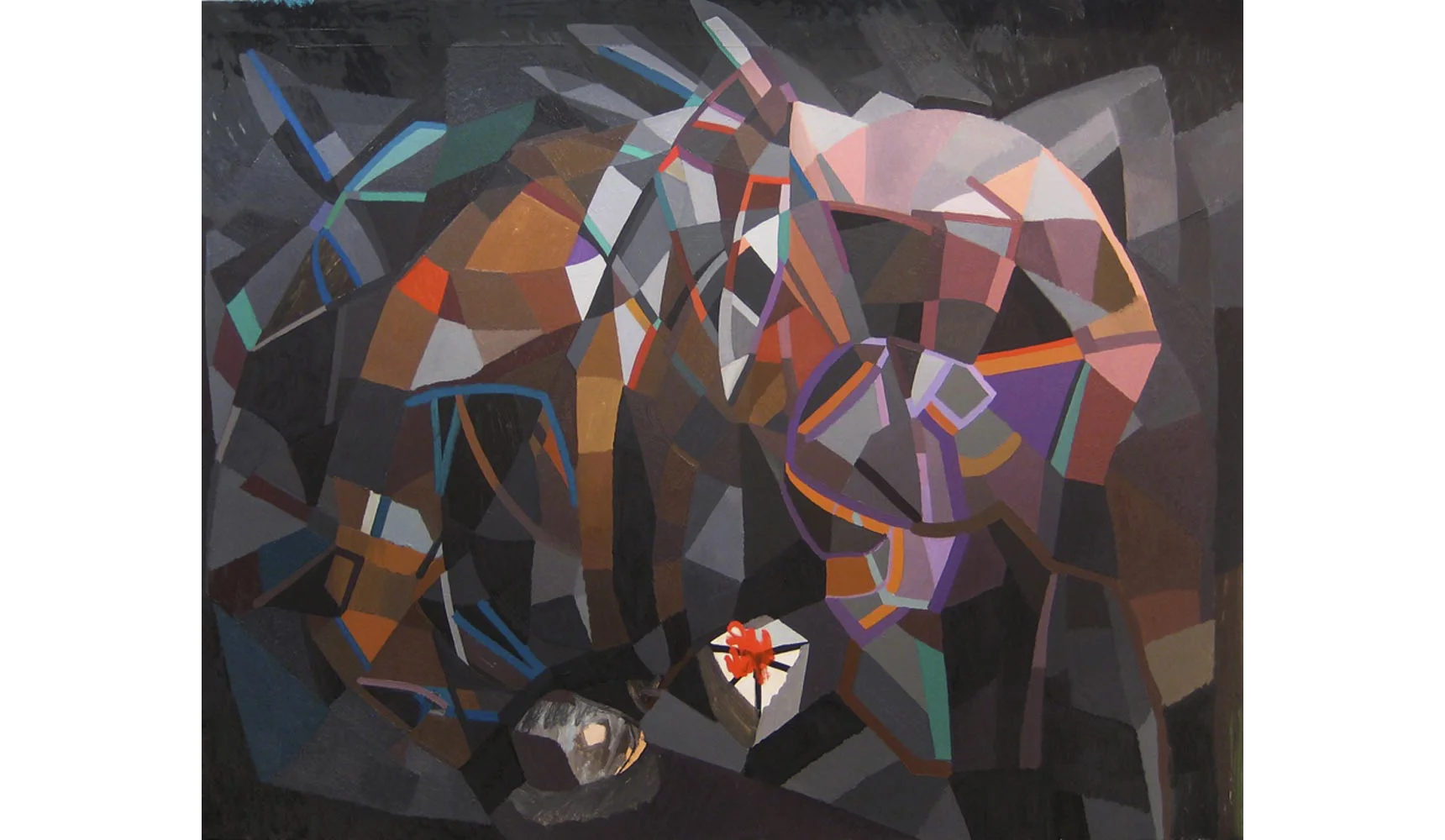 The Gift Horse , Oil on Canvas, 48" x 60," 2011, Private Collection