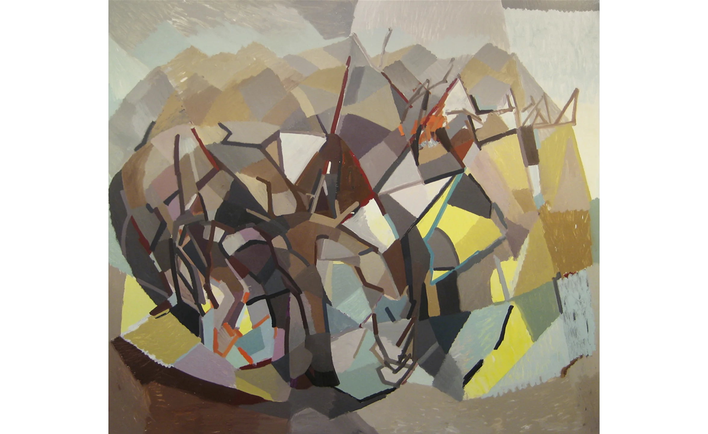 The Village Horse , Oil on Canvas, 60” x 68,” 2011, Private Collection