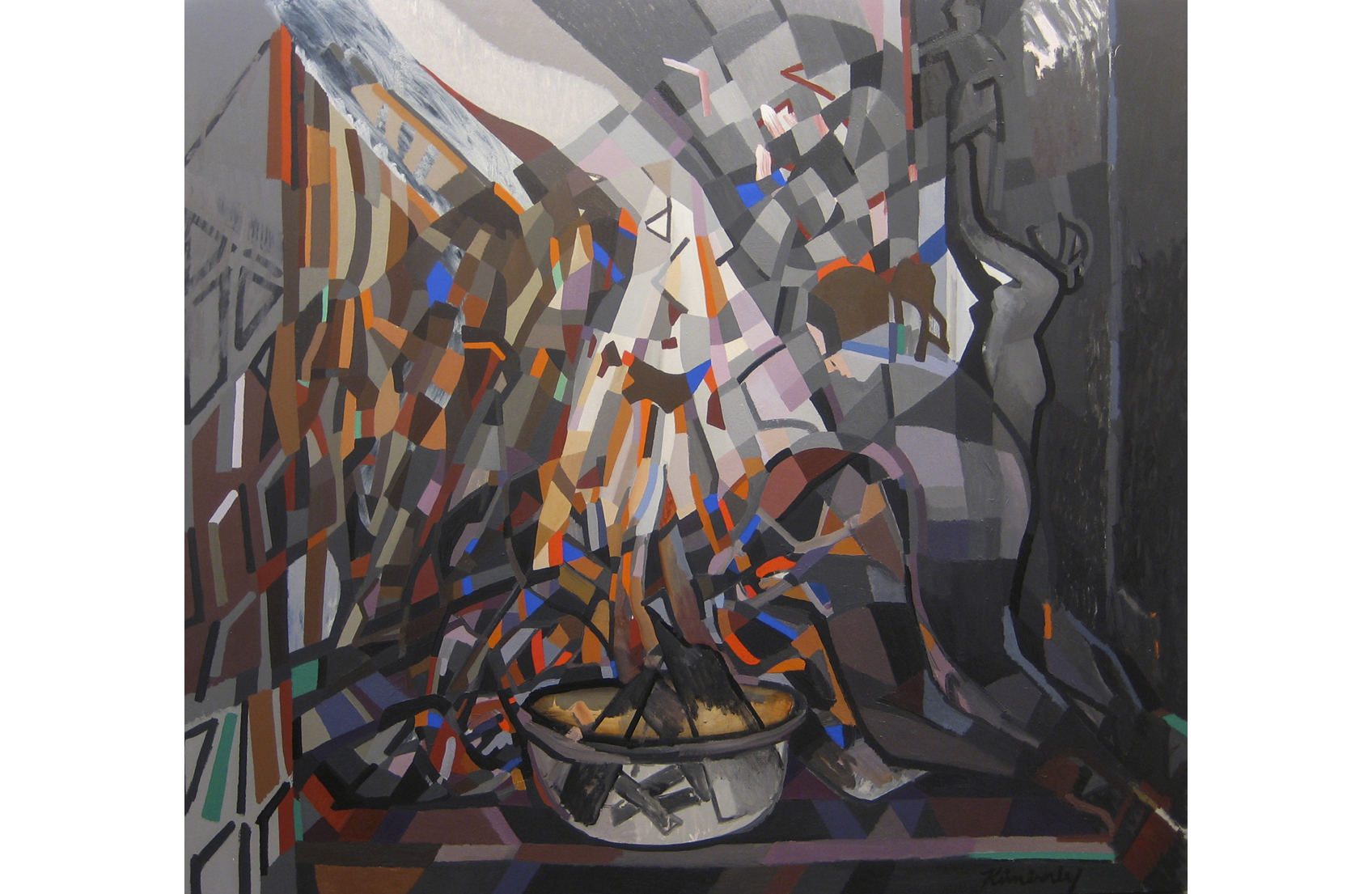 Smoke Signals , Oil on Canvas, 60 x 68”, 2012, Private Collection