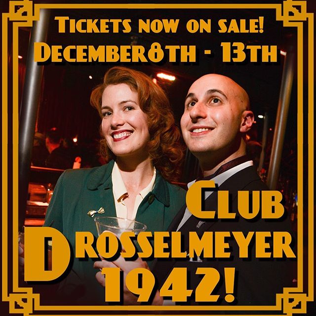 December will be here before you know it! 
#ClubDrosselmeyer #immersivetheatre #theater #roleplay #LARP #larping #immersive #vintage #supperclub #mystery #nutcracker #holidays #escaperoom #escapegame #ARG #alternatereality #photography #dancing #swin