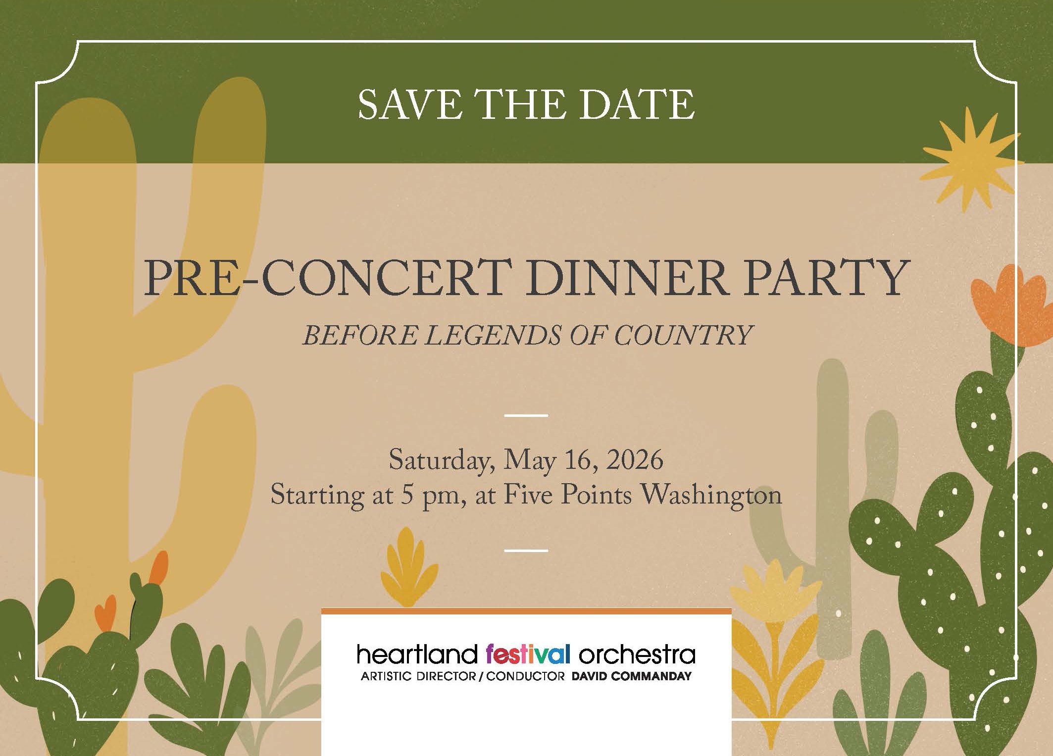 Before – the – Legends Dinner Party