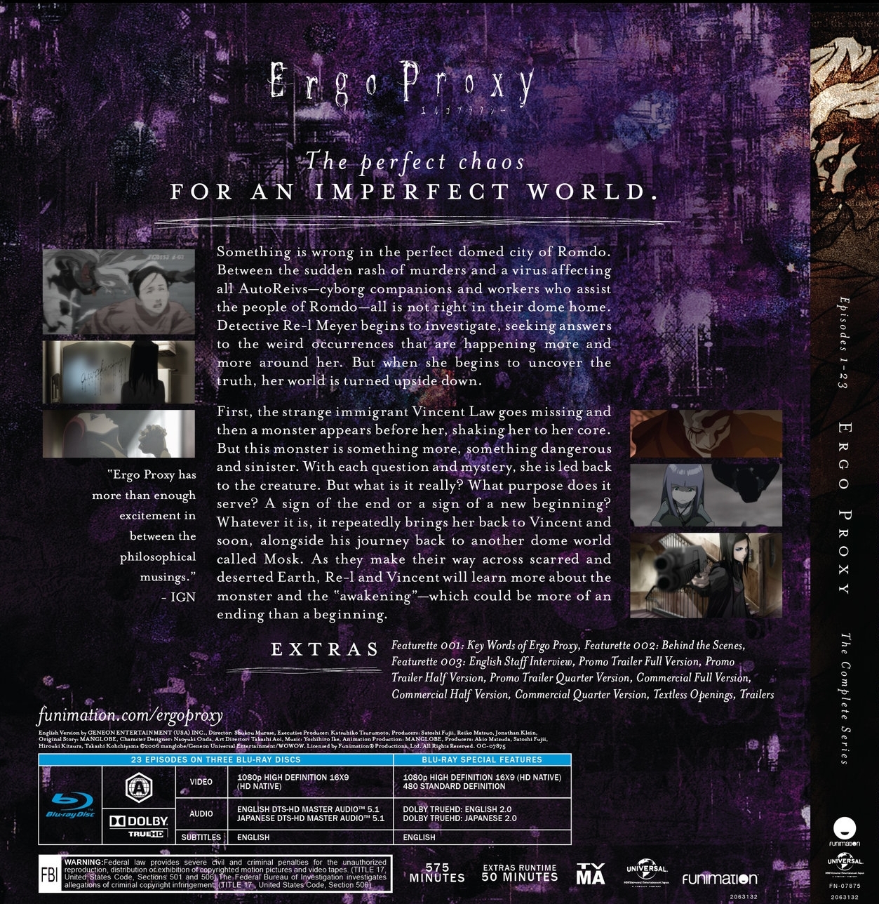 Ergo Proxy: The Complete Series - Classic (Blu-ray) 