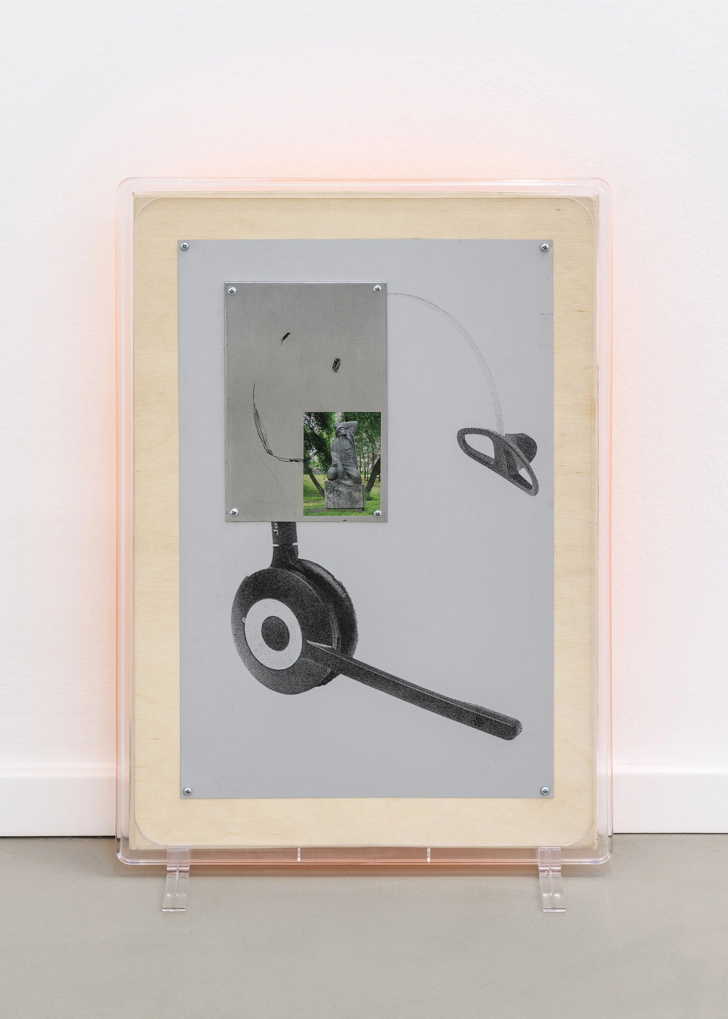 11. Anastasia Sosunova, Builder, 2023 offset lithography on aluminium, steel, zinc, plywood, paper, plastic, digital print on transparent film, varnish,  30,5 x 44 cm.jpg