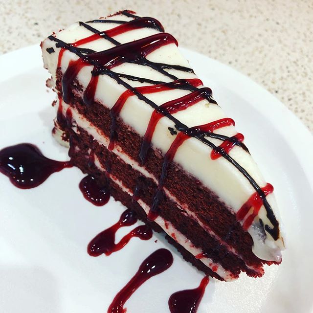 Share a red velvet cake with your love this Valentine&rsquo;s Day ❤️Only at Agrusa&rsquo;s! 🇮🇹 Also available in gluten free! 🍰