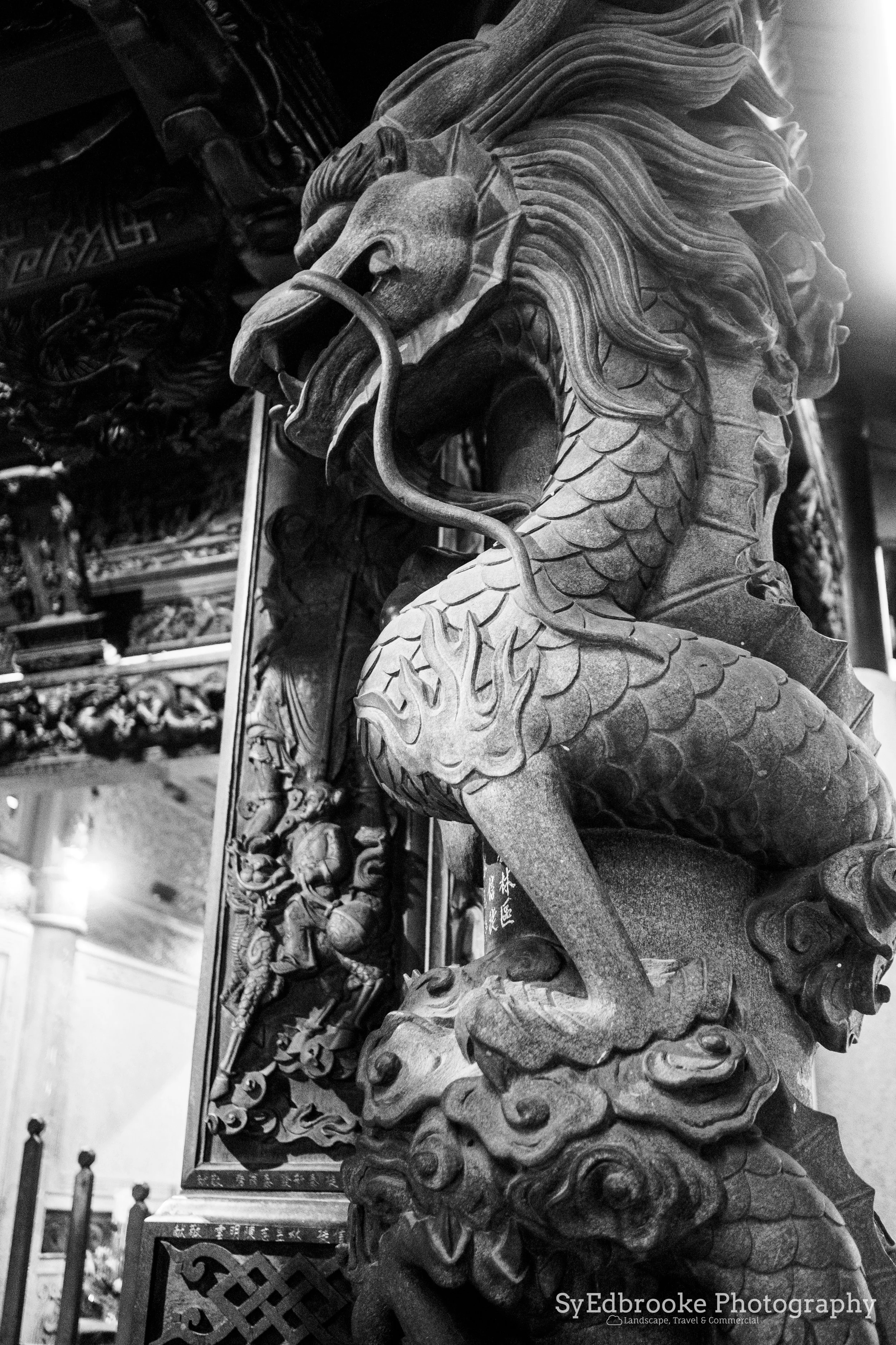 Awesome looking stone sculptures. f1.8, ISO 1600, 1/20, 17mm