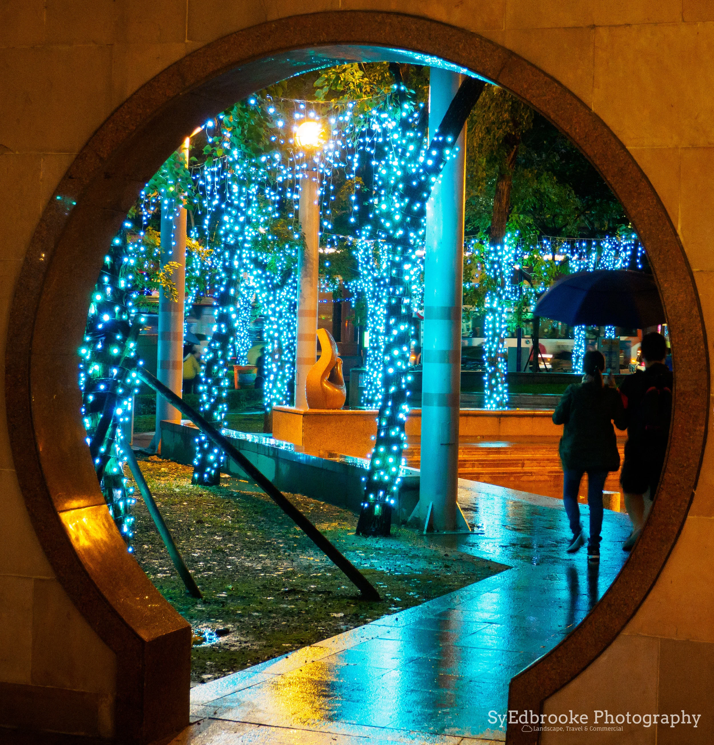 The unique architecture around city hall park. f5.2, ISO 1600, 1/6, 26mm