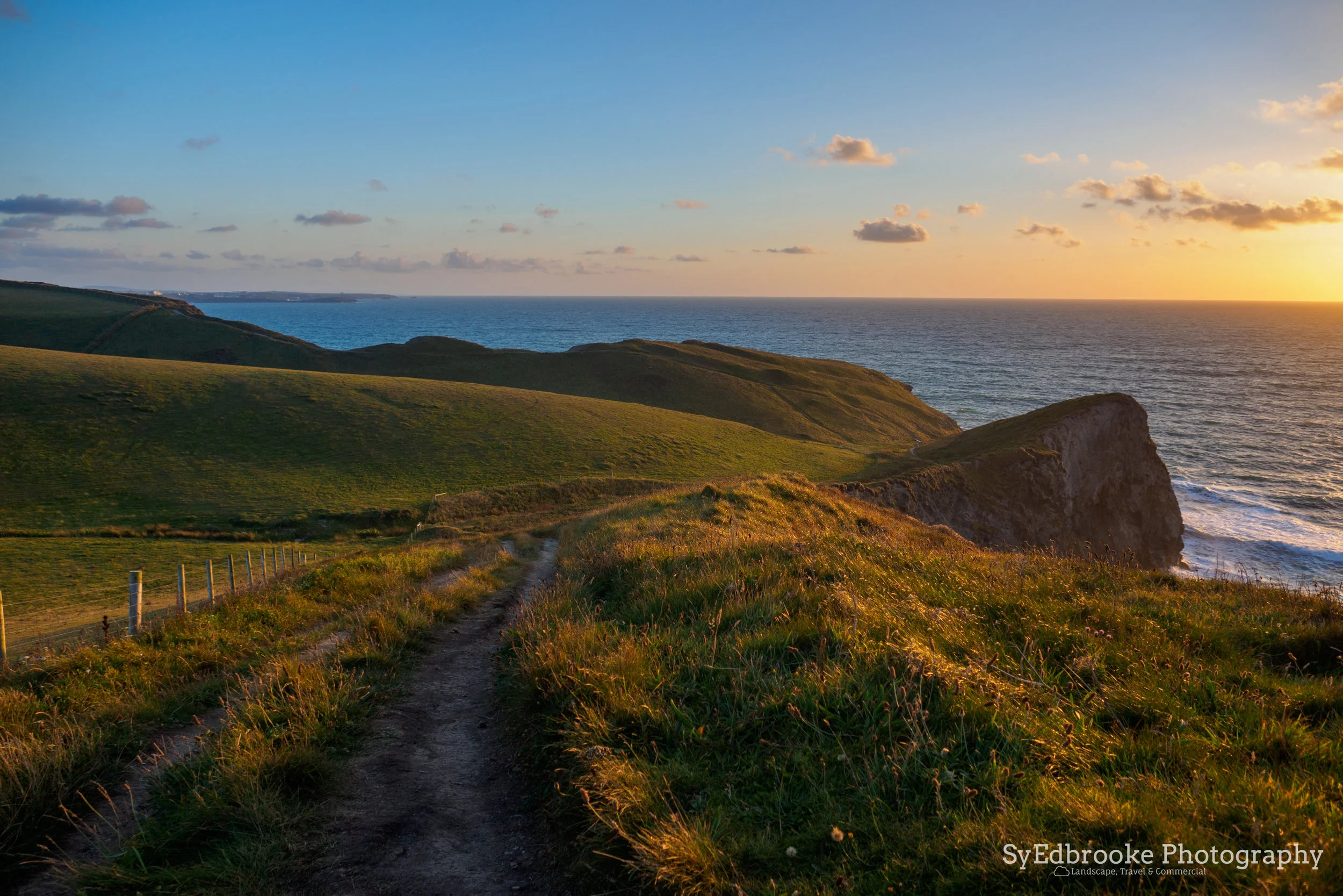 The path leading towards Watergate Bay. f3.5, ISO 200, 1/160, 24mm