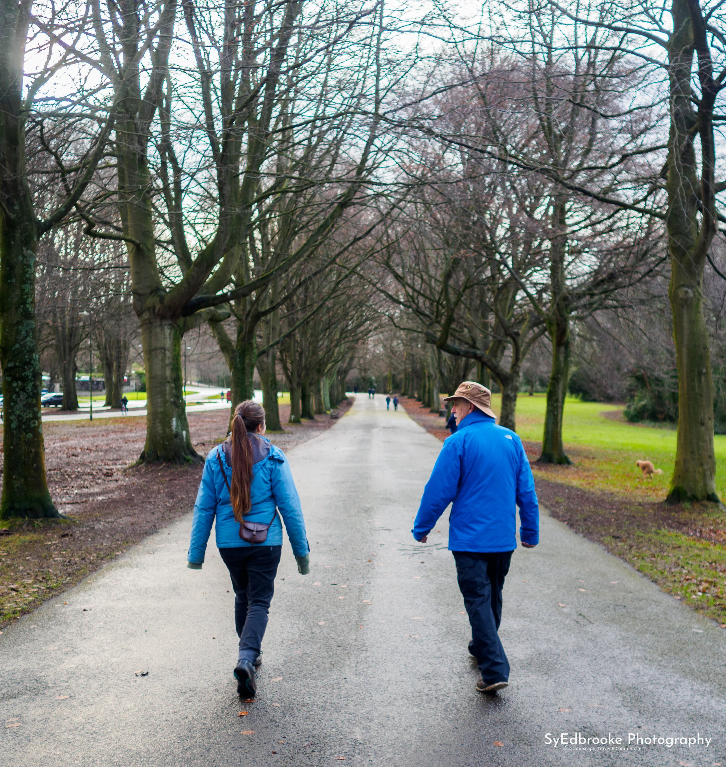 a family walk to the bridge. 35mm, ISO 200, f 1.8, 1/200