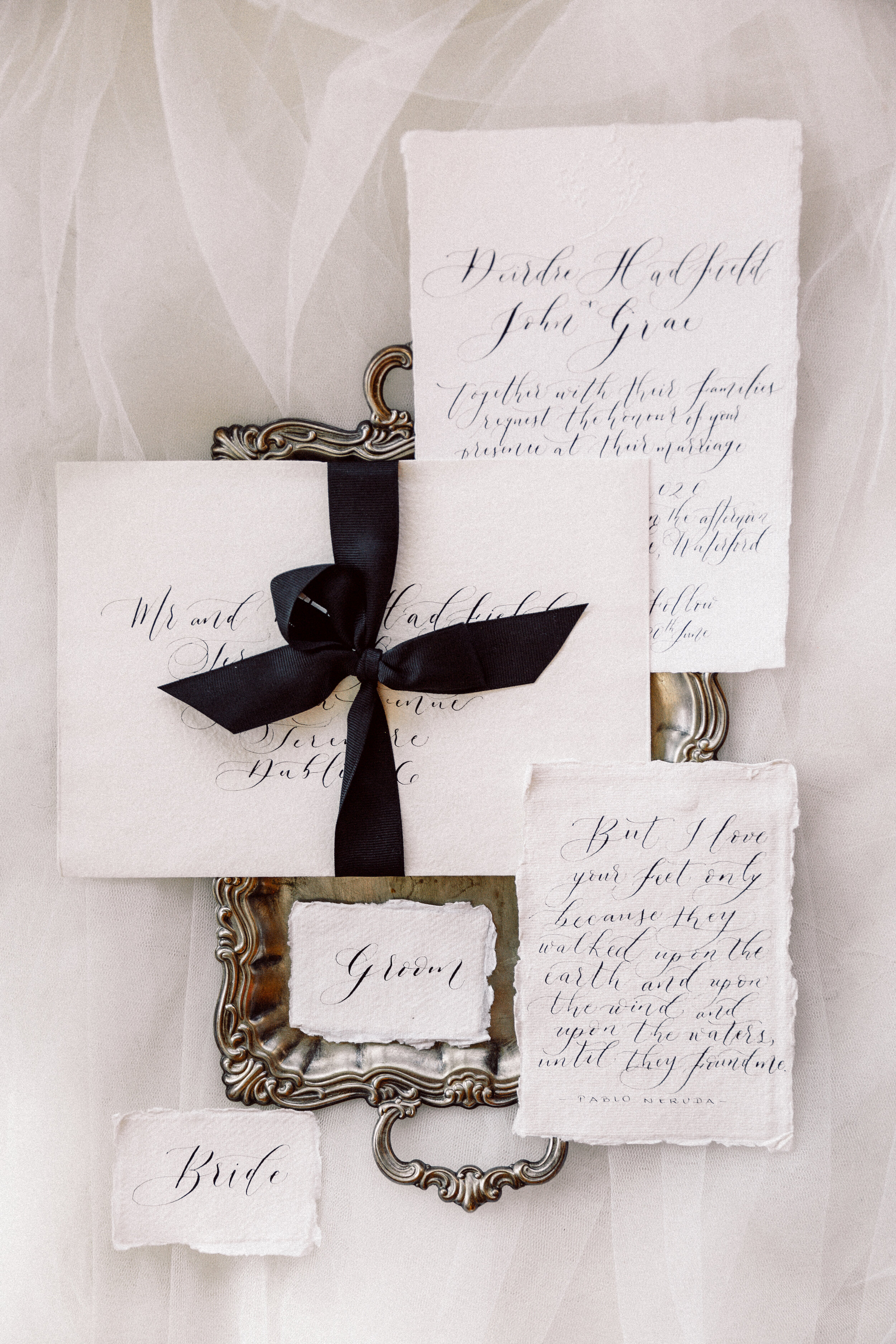 Fine Art Wedding Invitations - Alexandra Suite by Calligraphy By Laura.jpg