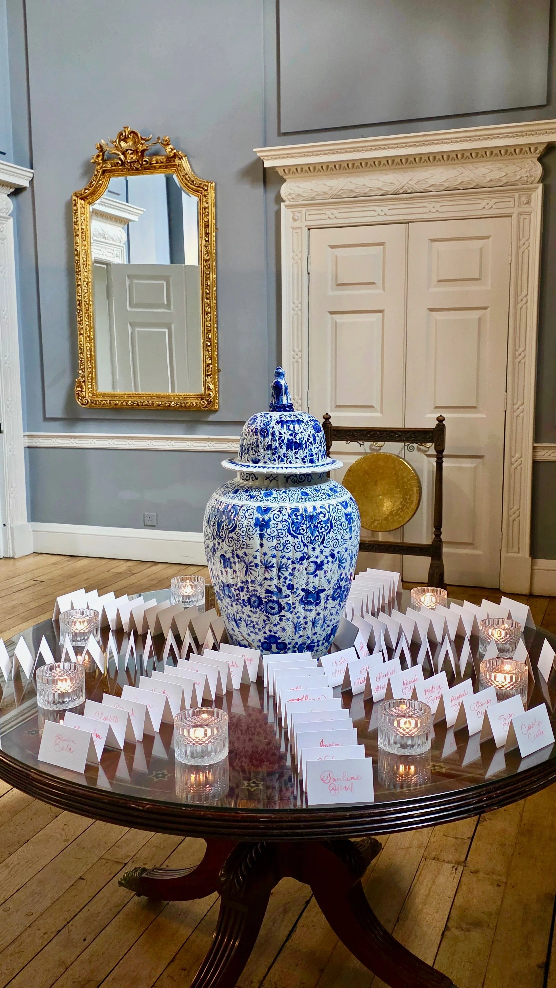 Whimsical Escort Card table by Calligraphy by Laura.jpeg