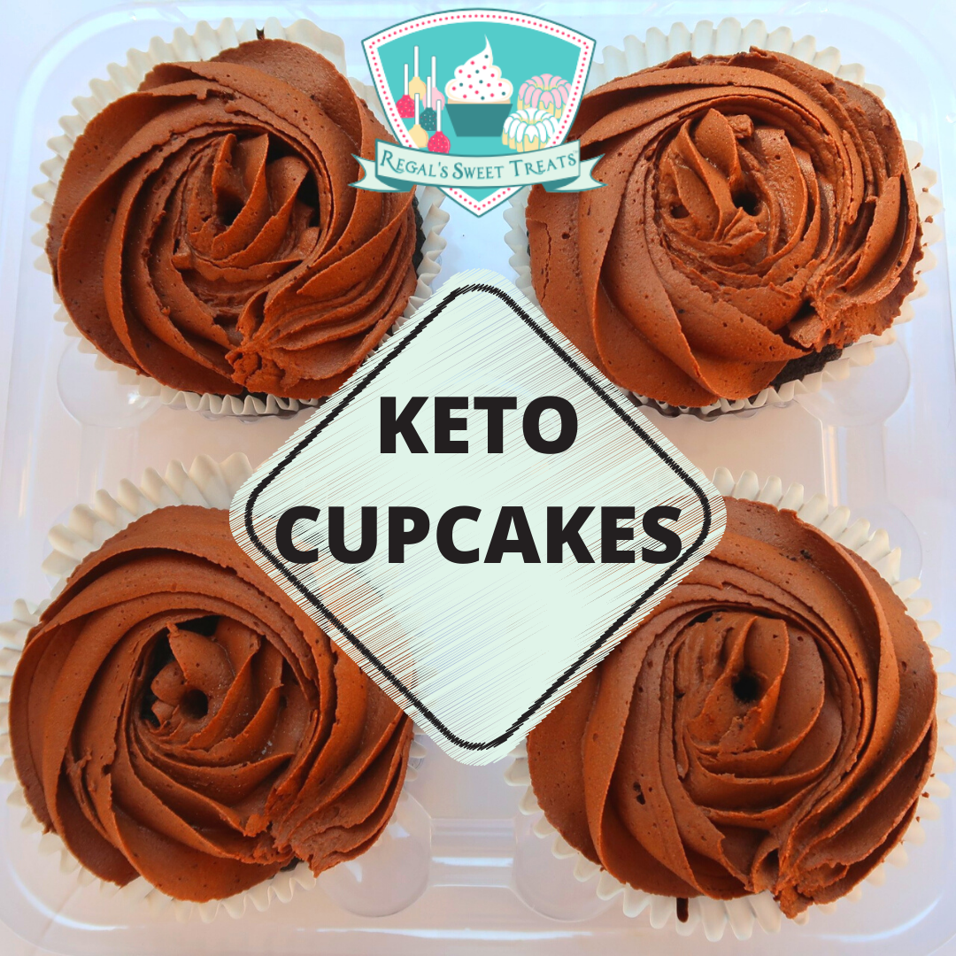 SF Keto Chocolate Buttercream Cupcakes
