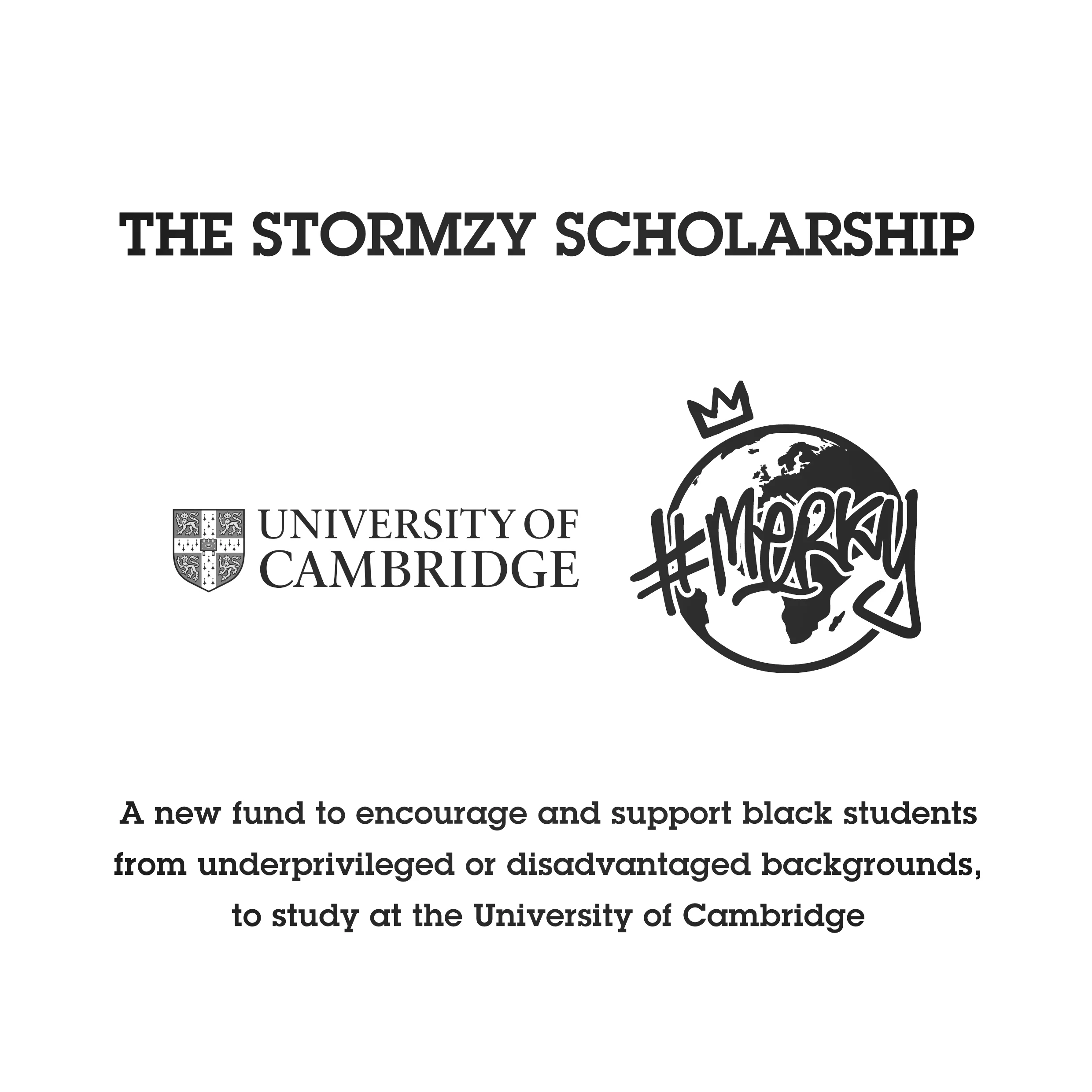 stormzyscholarship. 