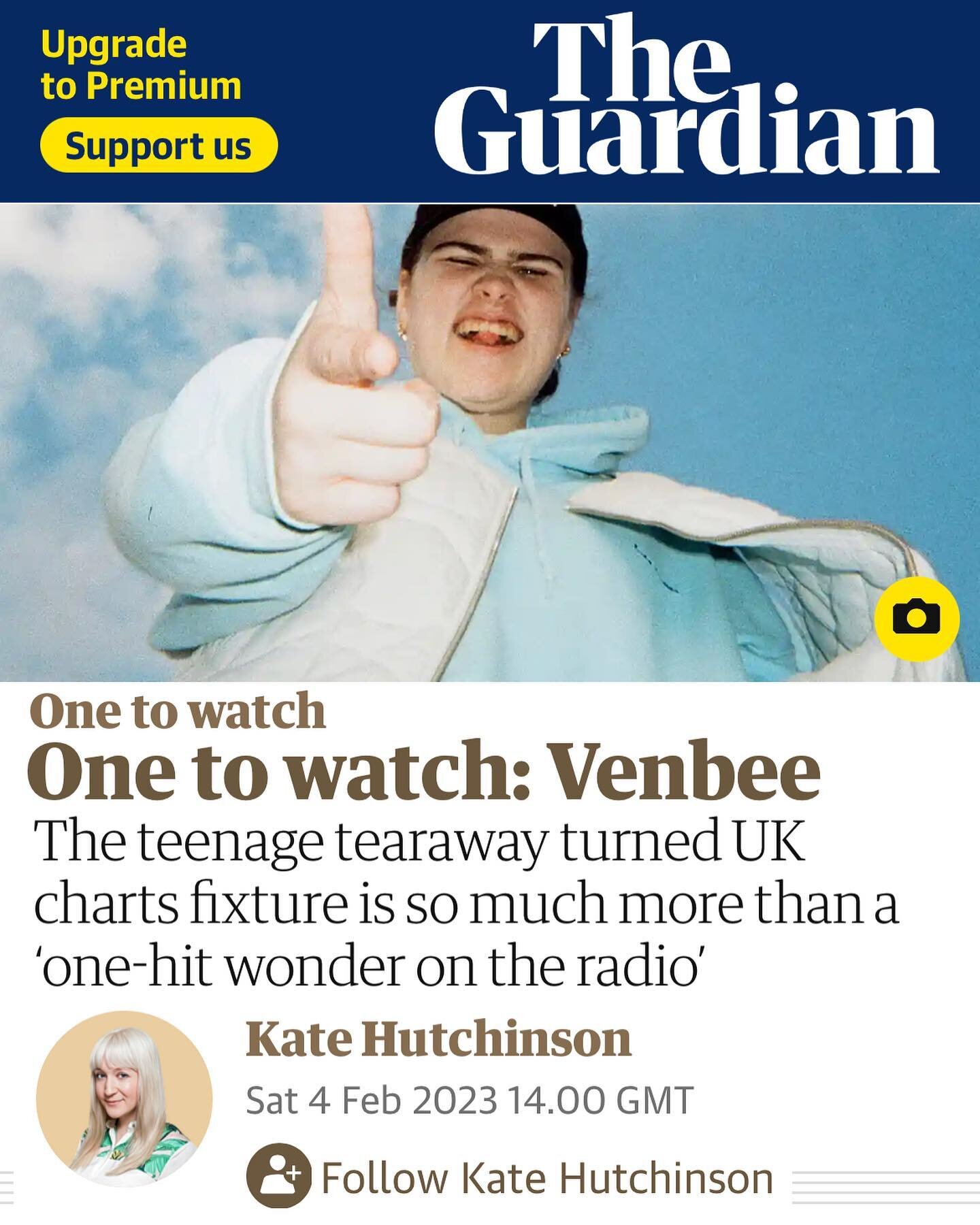 The Observer made Venbee one of their 'Ones To Watch' this weekend (also on TheGuardian.com). Thx to @katehutchinsonpow for the write up!