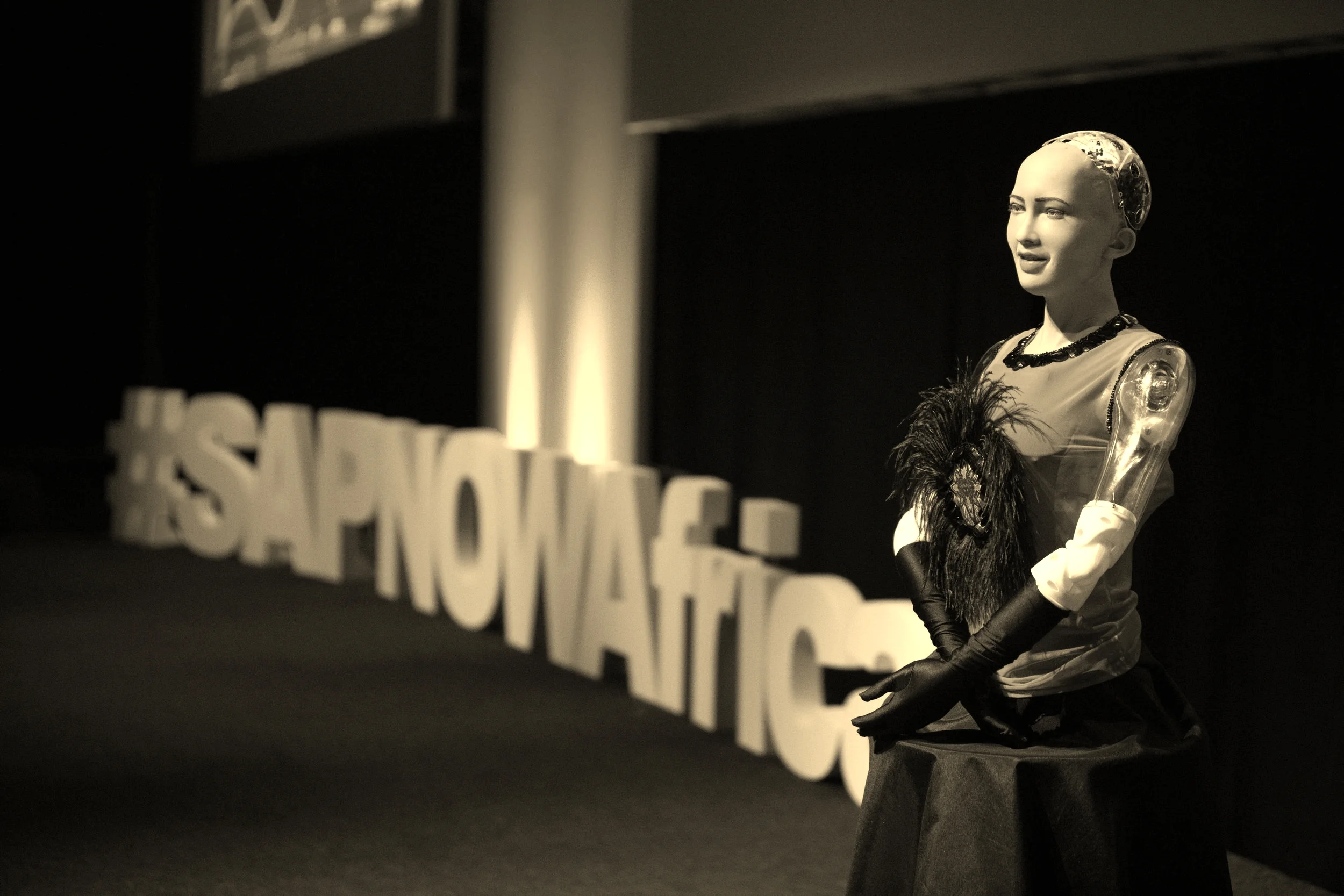 Sophia at SAPNow Conference in South Africa. Picture: SAP