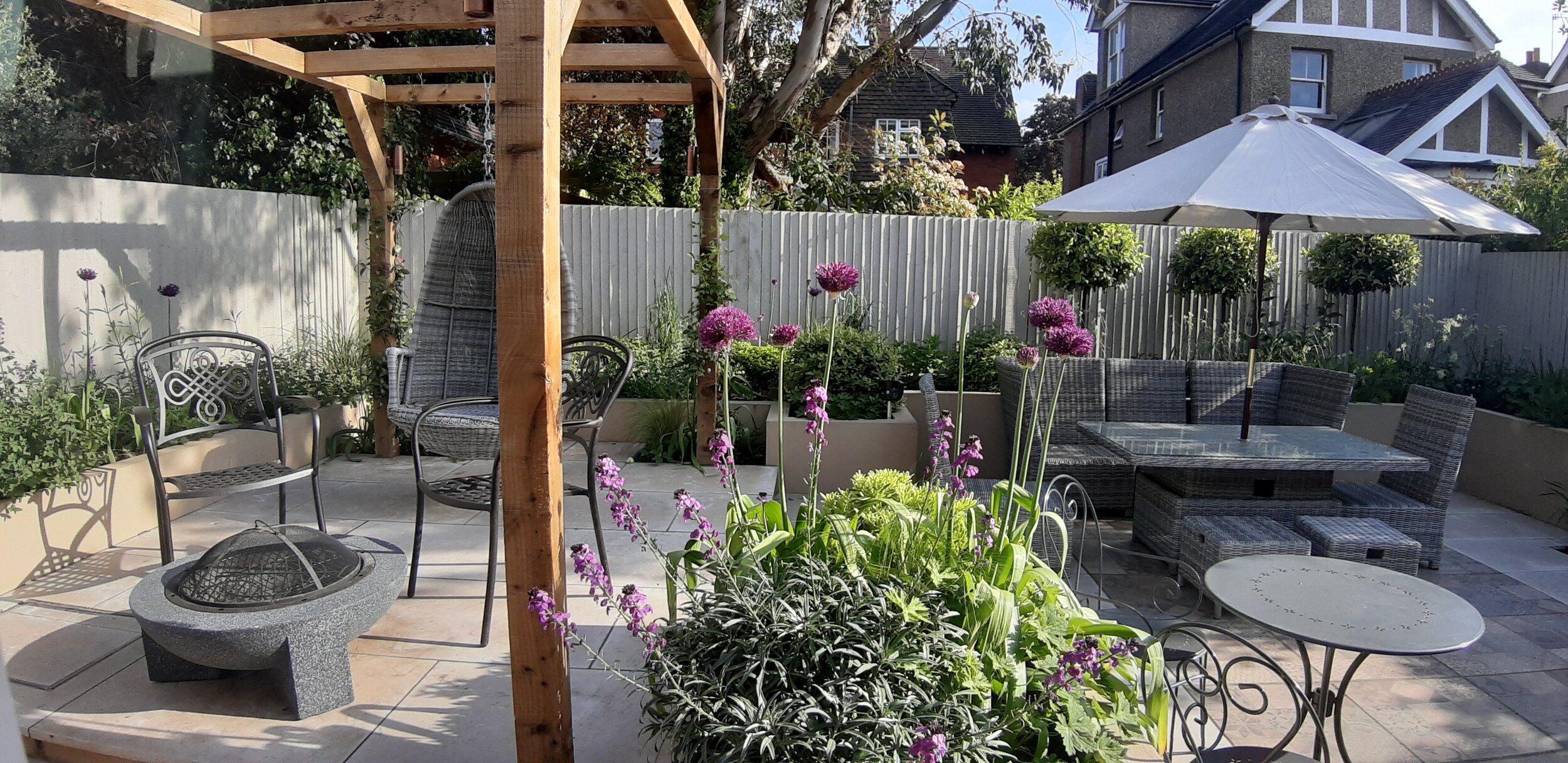 Zahrada výsadby design Londýna