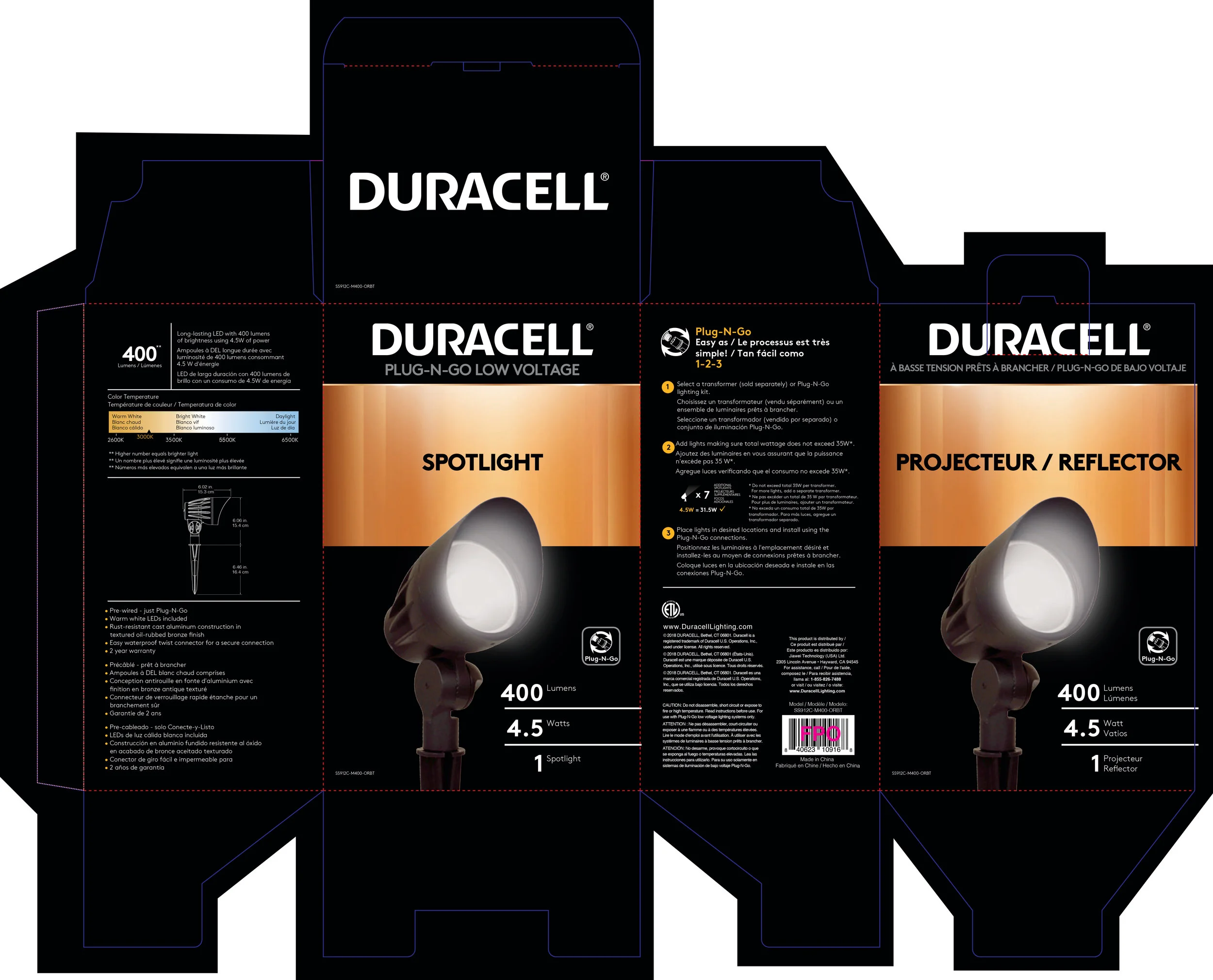 DURACELL Spotlight Packaging
