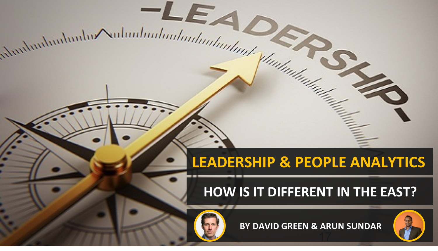 Leadership and People Analytics - How is it different in the East?