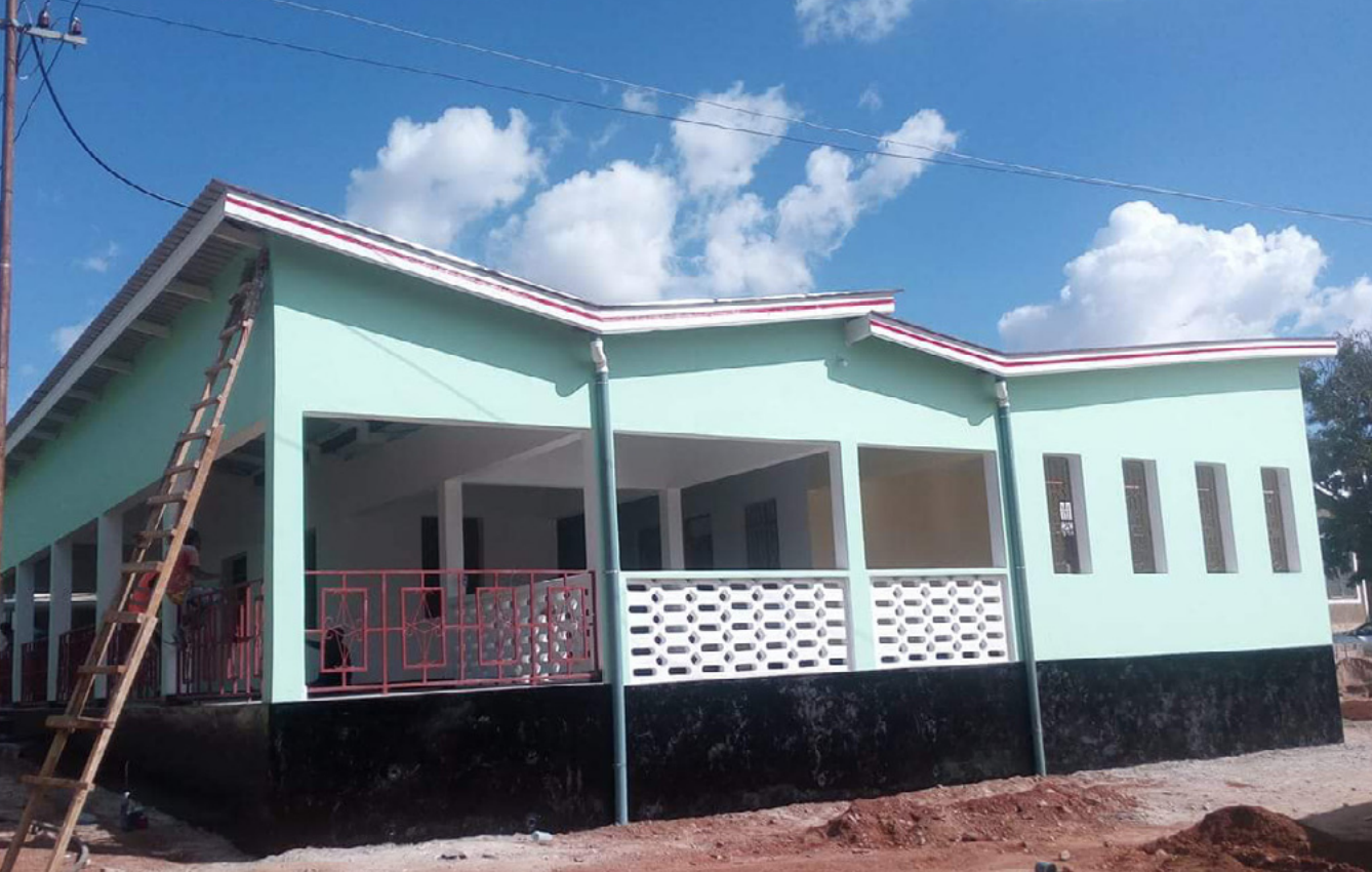3. A view of the newly constructed eye clinic building
