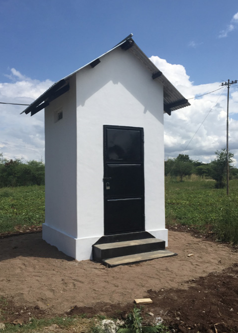 A shed for safe storage of chlorine