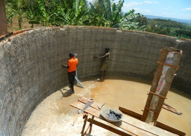 Construction of water tanks