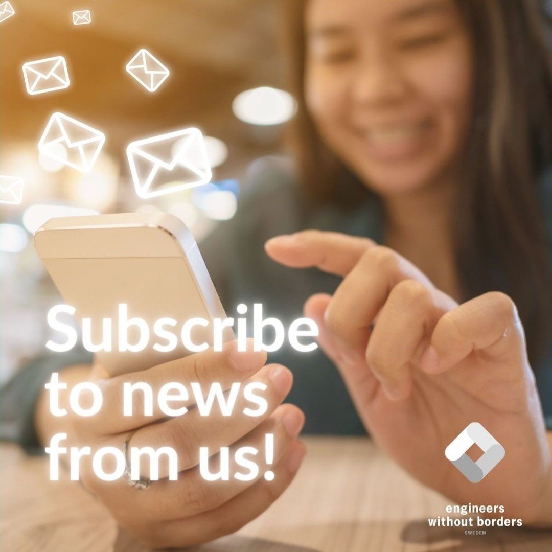 Are you interested in EWB-SWE and want to know more about what we do? Sign up for our monthly newsletter! You are welcome! 

Link:
https://ewb-swe.us18.list-manage.com/subscribe?u=738430a1d4bfecf0b55478359&amp;id=b2457a823e