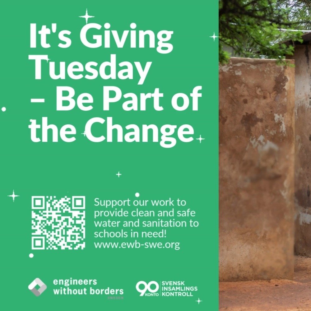 💚 Transform Lives Through Water and Sanitation This Giving Tuesday 💚

Today, we invite you to make a difference that truly lasts. Engineers Without Borders Sweden is working to improve access to clean water and safe sanitation at schools in Karagwe