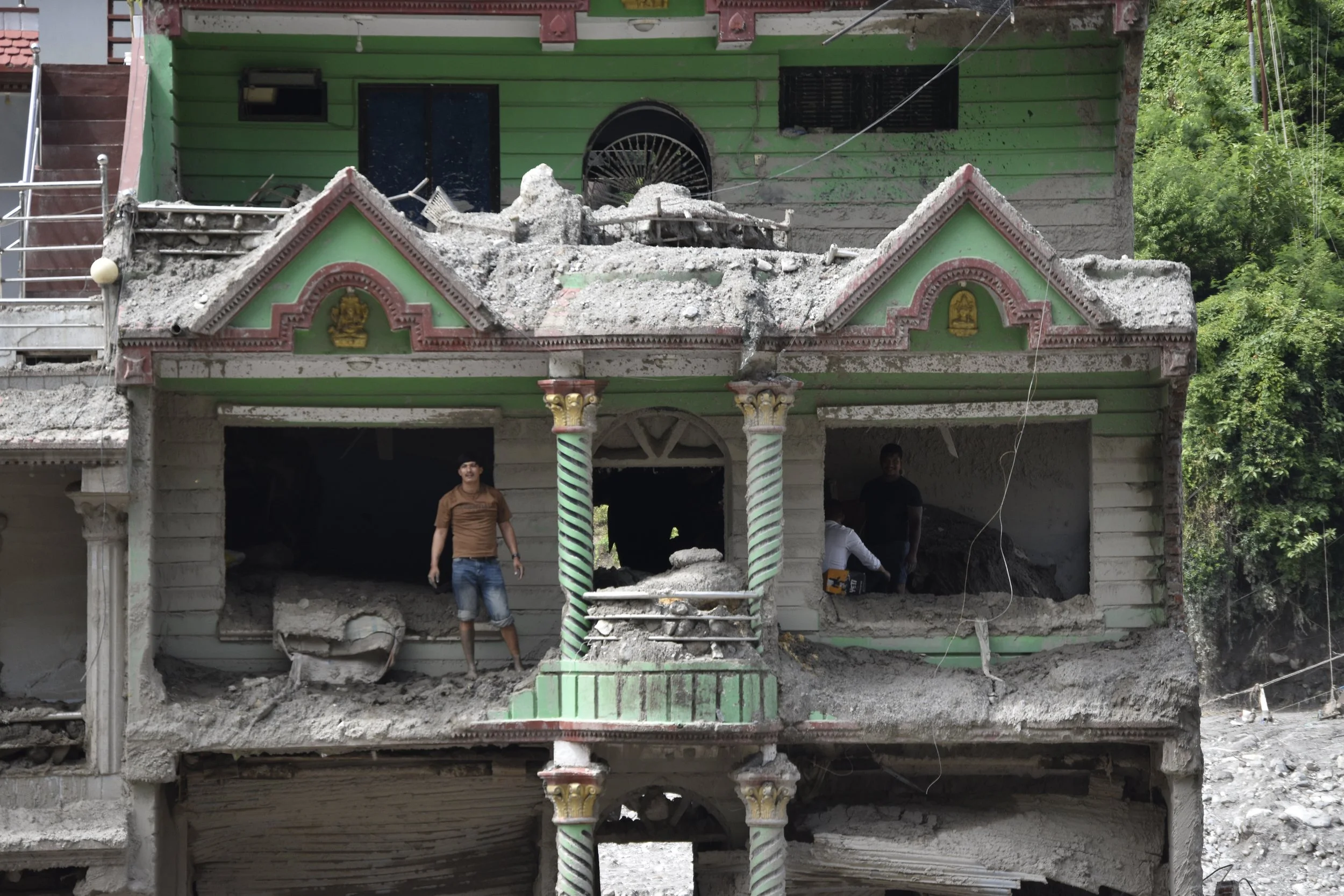 Launching a fundraiser for recovery and reconstruction in Nepal