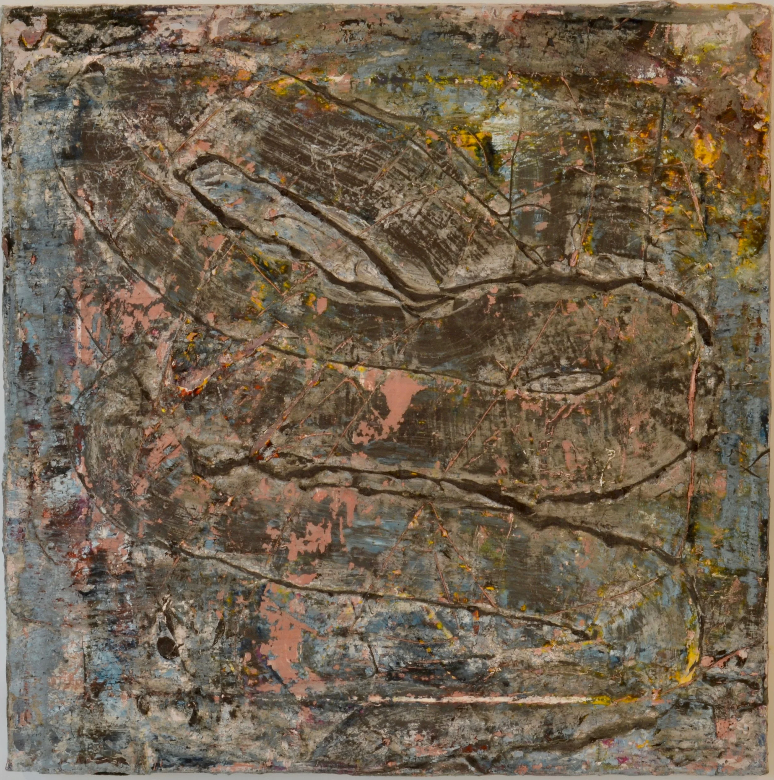 Untitled, 2018, oil on canvas, 22” x 22”