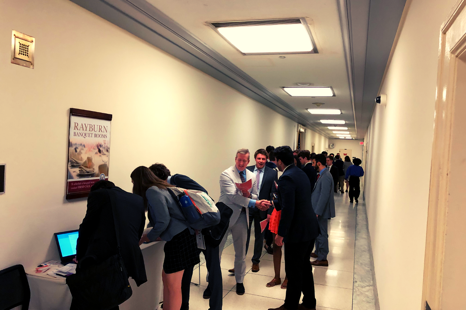 The line to attend our Congressional briefing stretched all the way down the hallway.