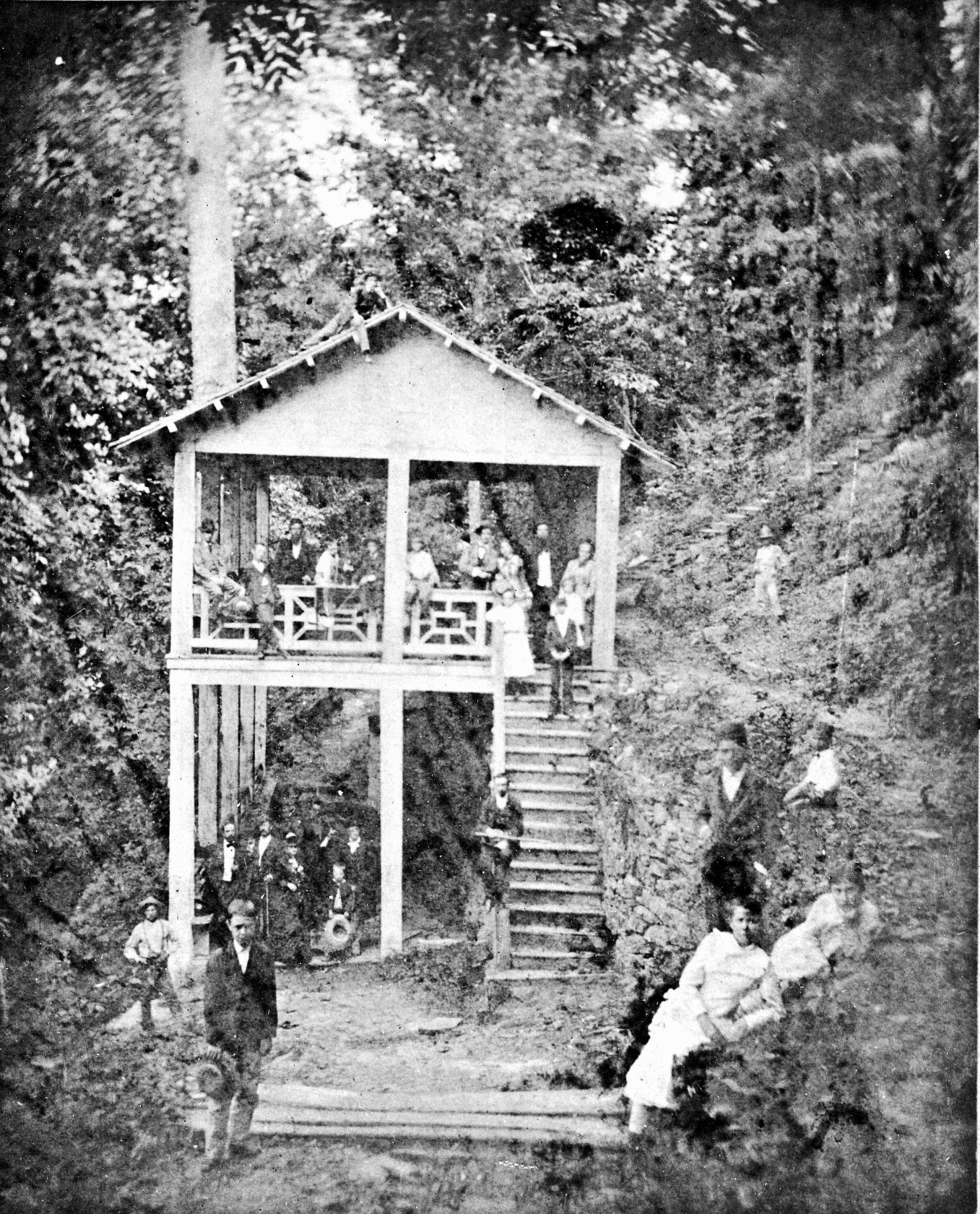 Chalybeate Springs with House