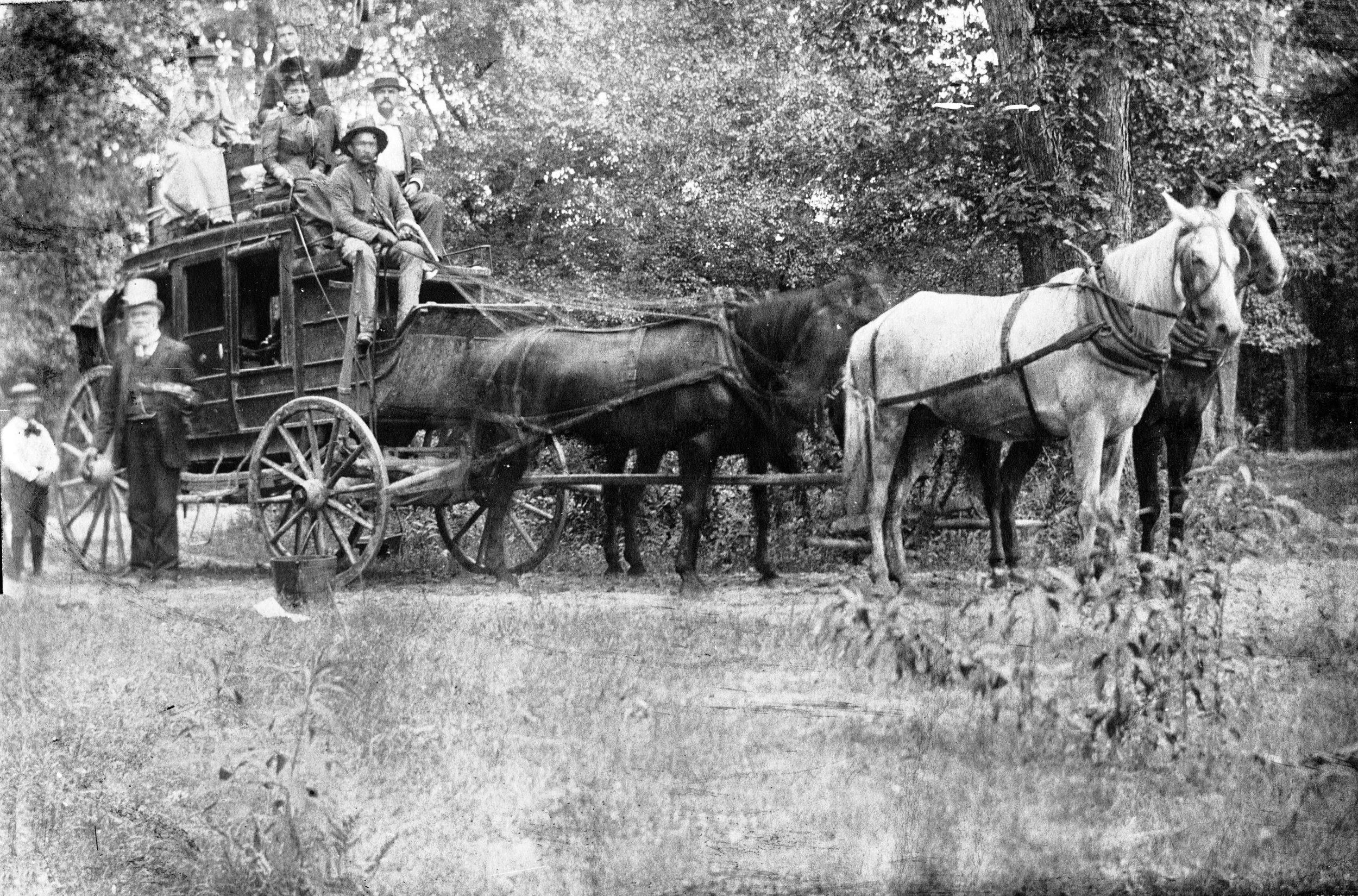 Stagecoach - Connects Beersheba with the railroad at Tracy and McMinnville