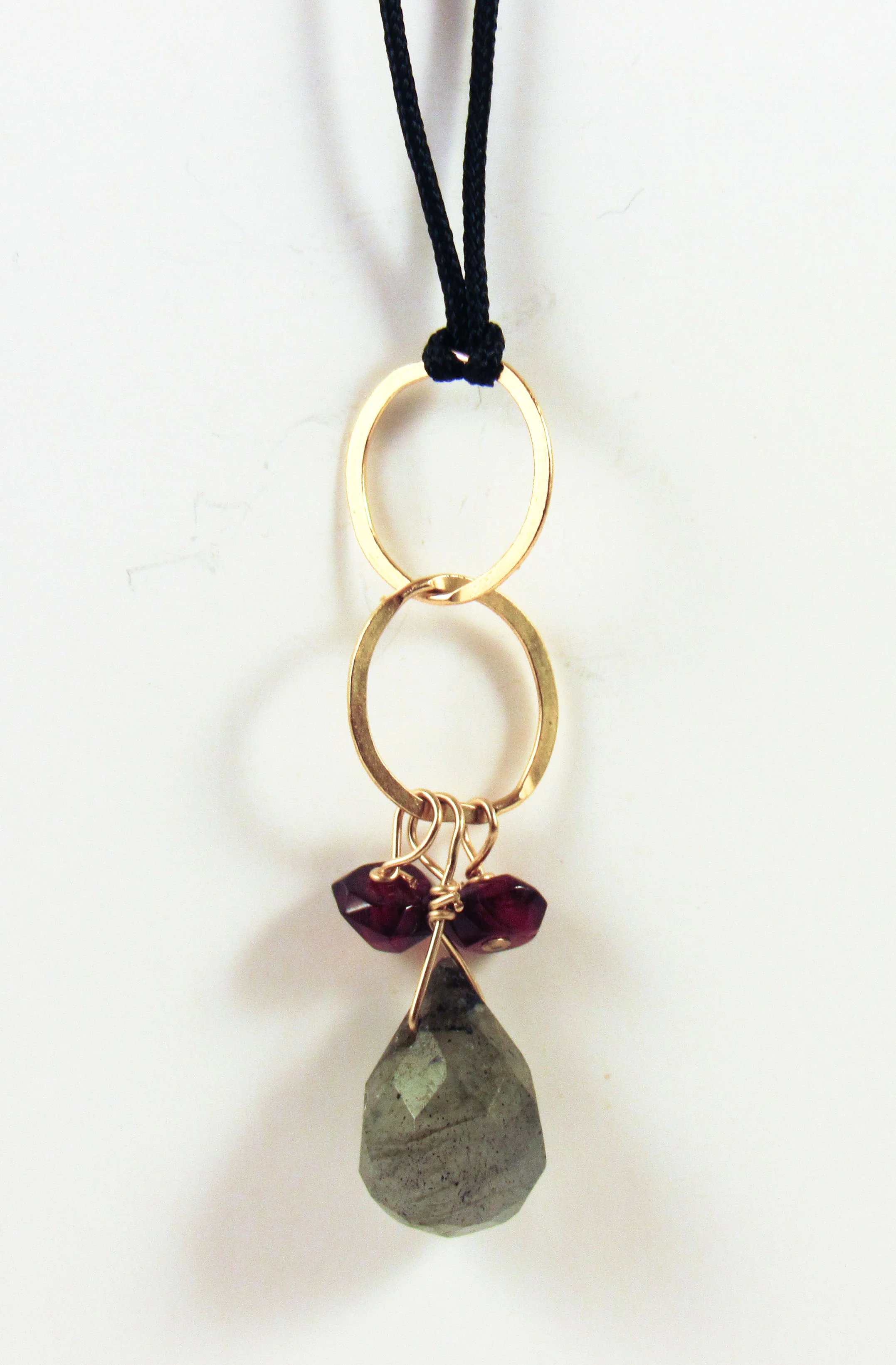 Labradorite, Garnet on Rings