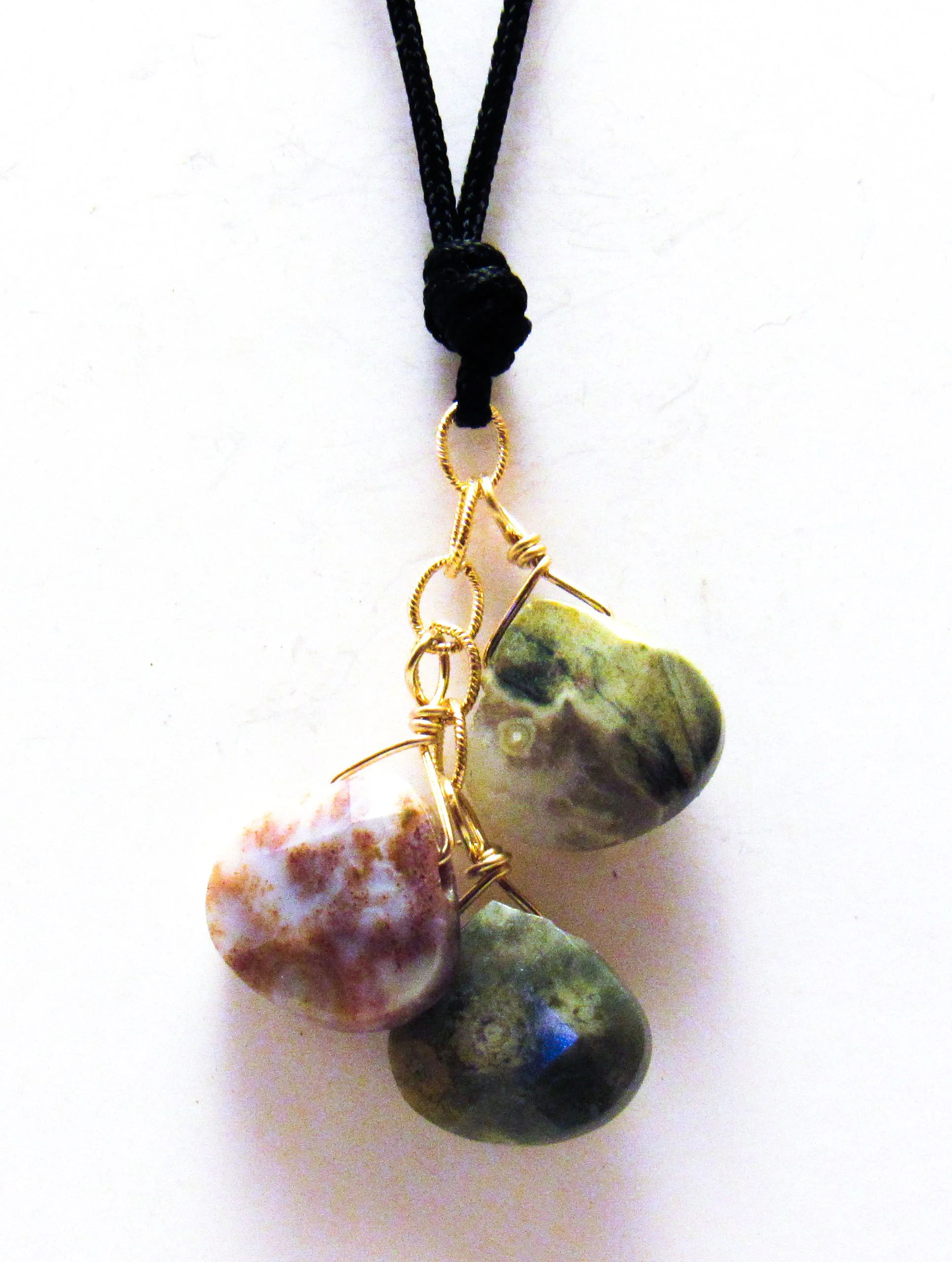 Ocean Jasper Cluster on Cord