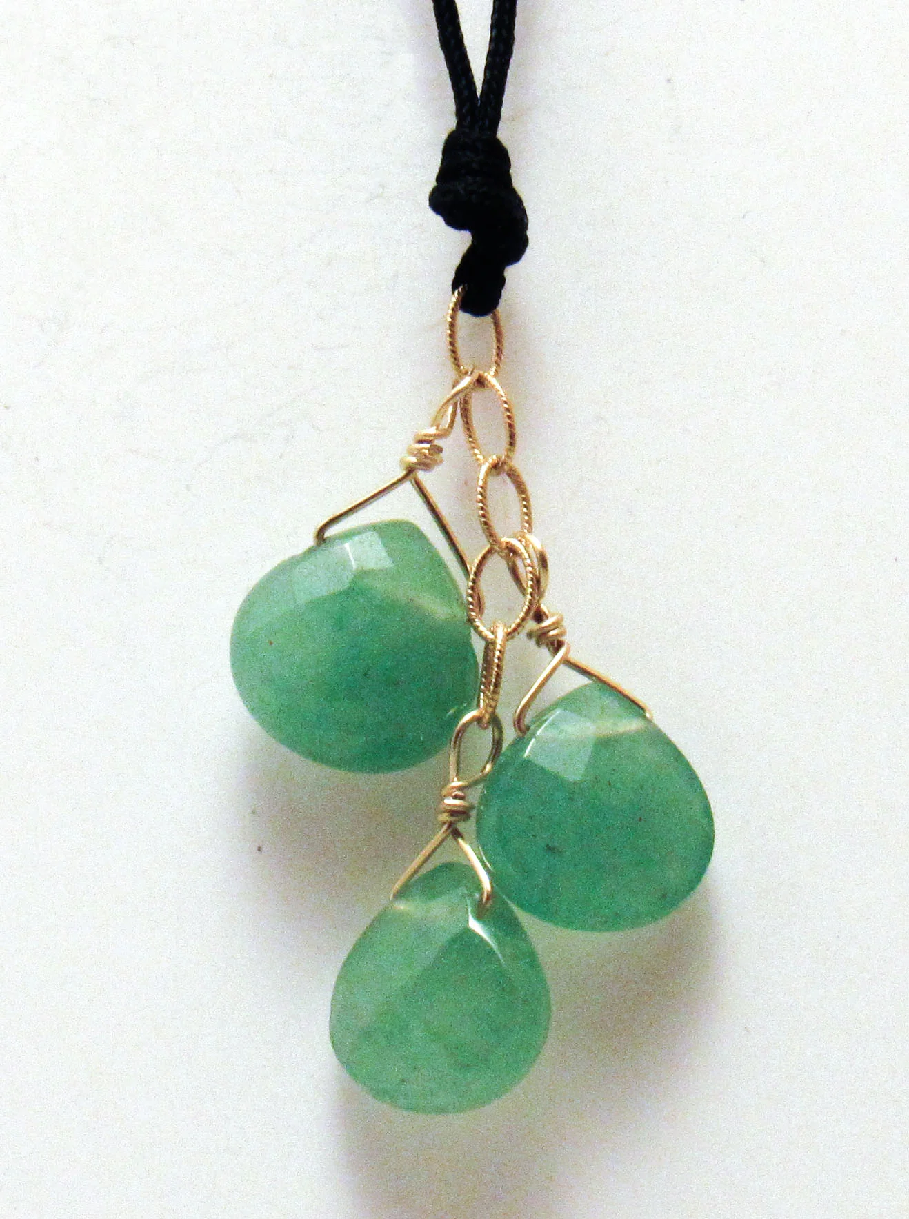 Aventurine Cluster on Cord