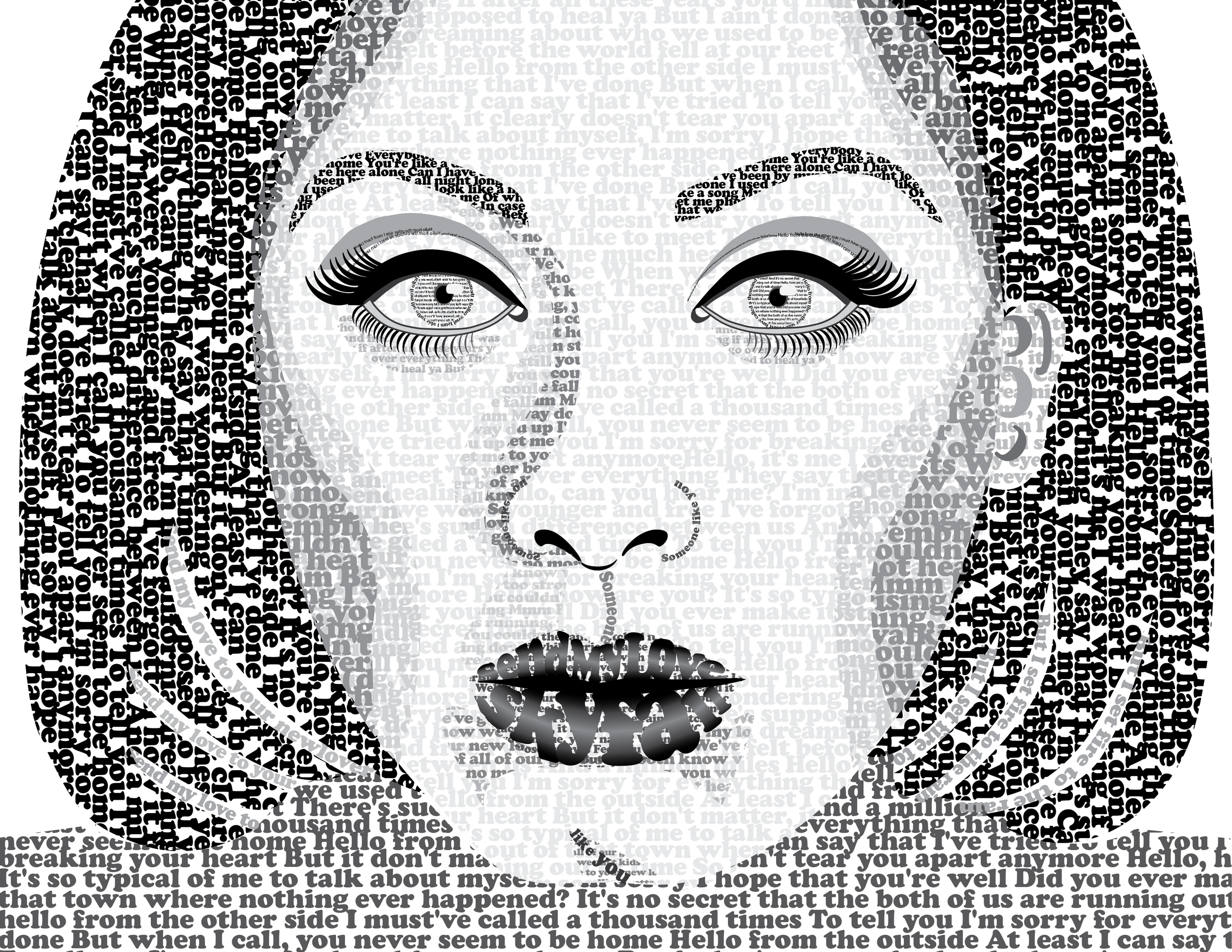 Typography Portrait