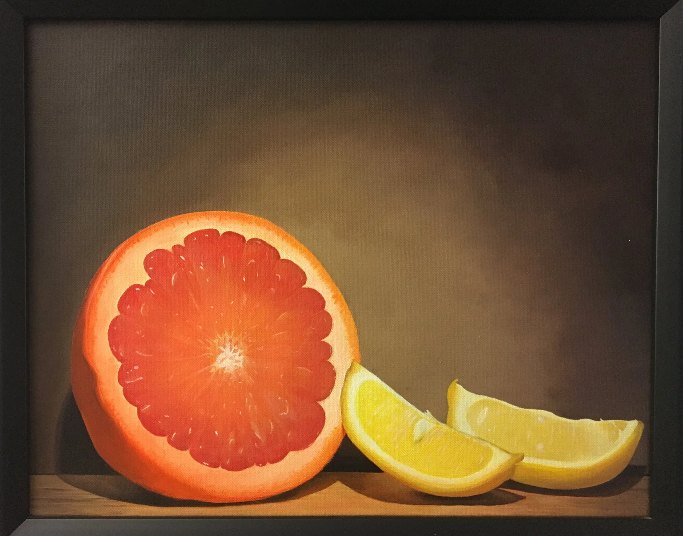 Grapefruit and lemon slices