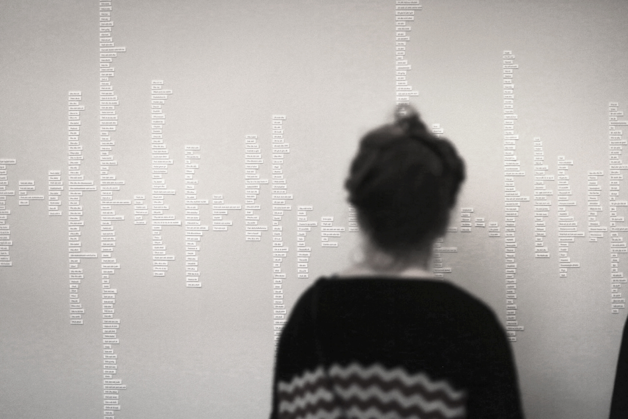 The Mother Project / Written registry of my sons language, generated from 4 months of sound recordings.