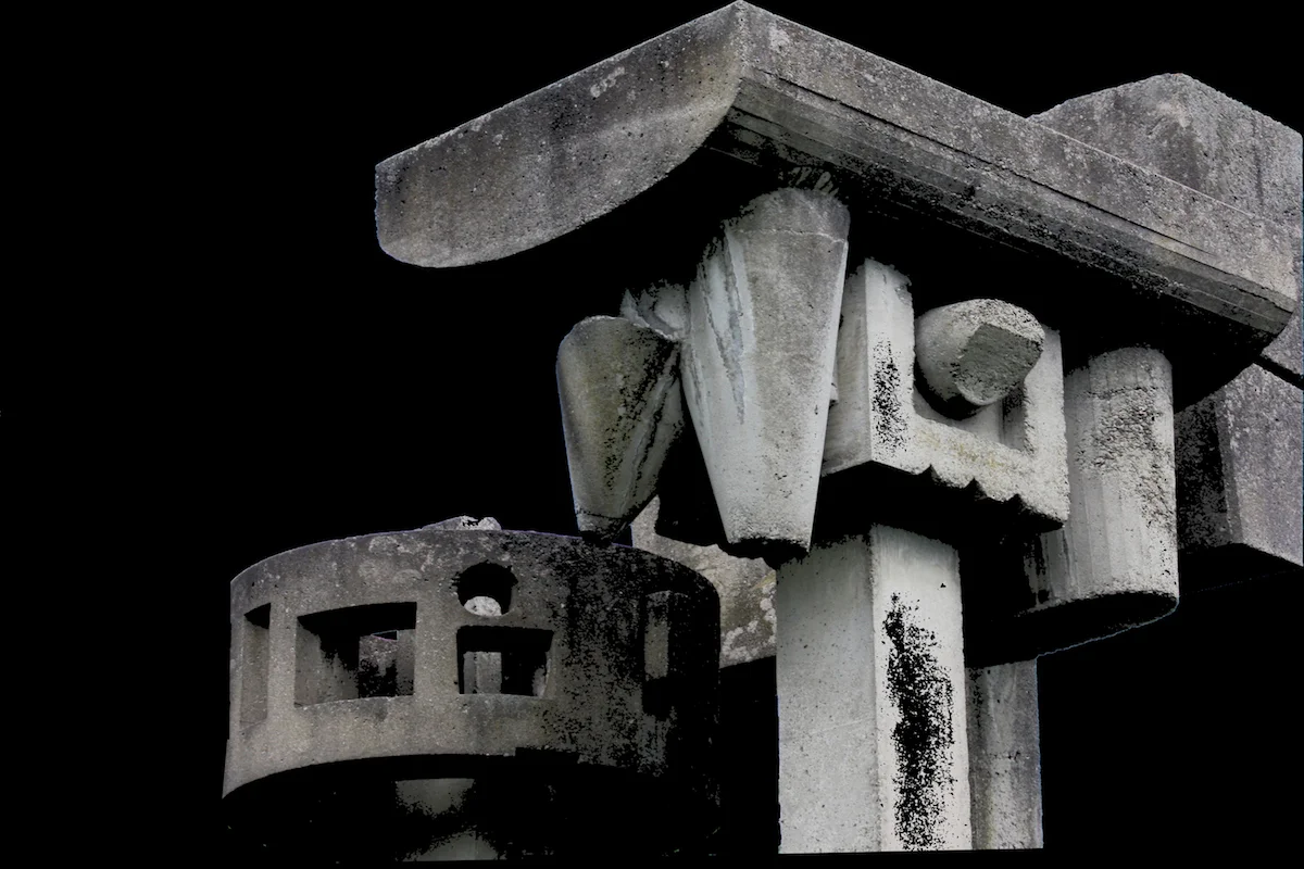 Cement Sculpture Abstract 6a